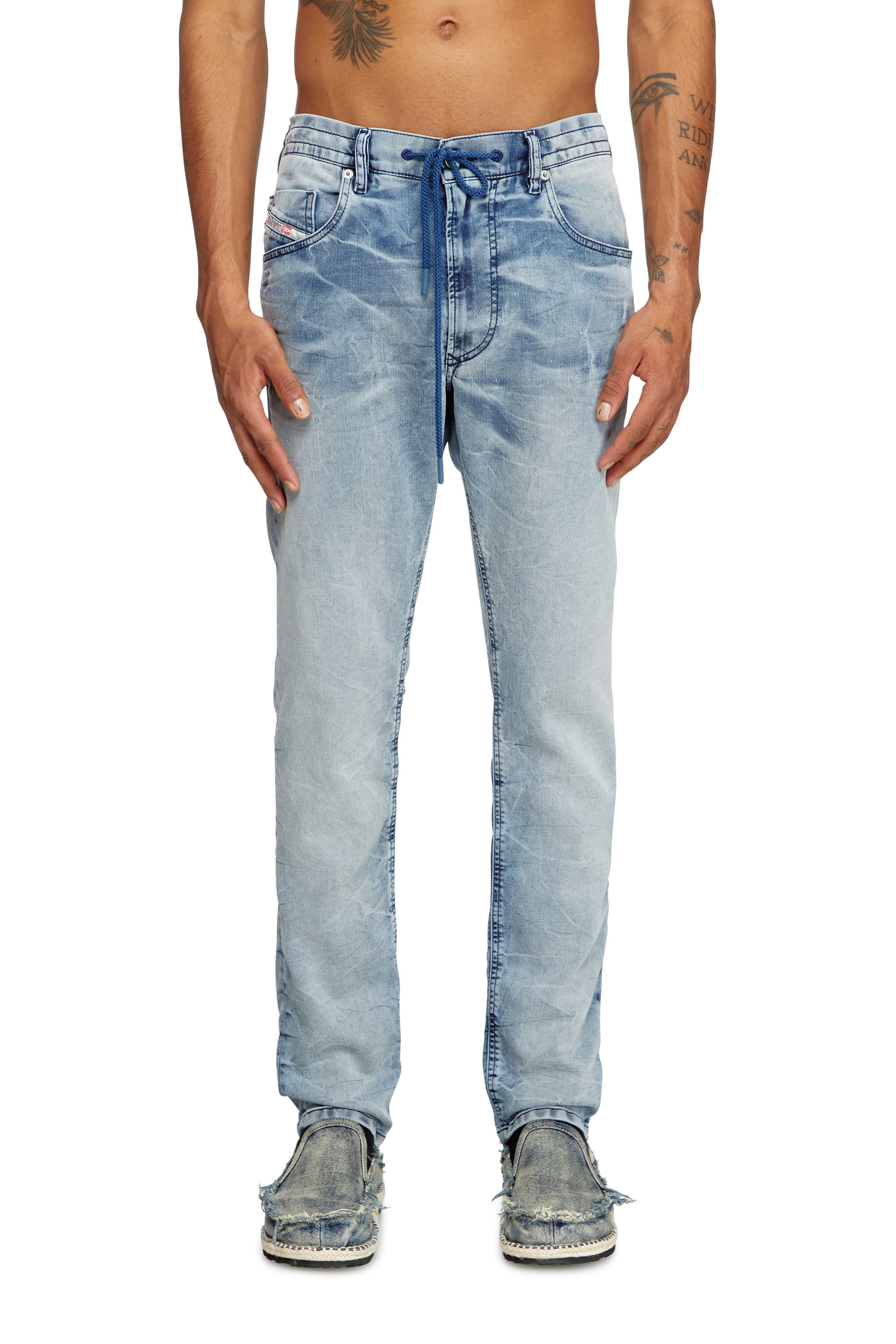 Diesel - Herren Regular 2030 D-Krooley Joggjeans® 068PK, Hellblau - 3