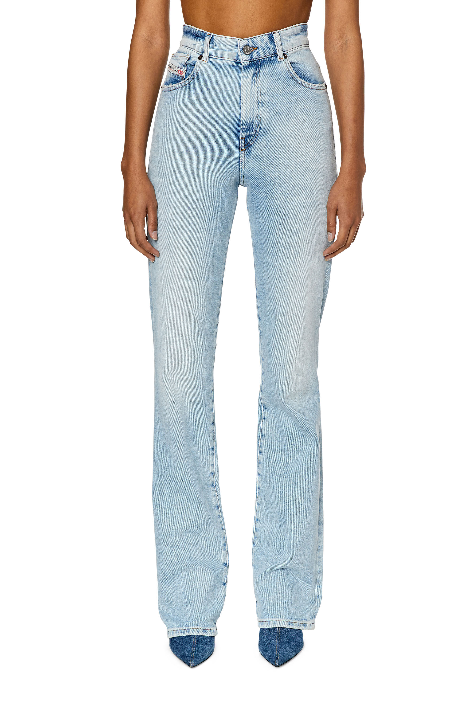 Diesel - 2003 D-Escription 09E81 Bootcut and Flare Jeans, Hellblau - Image 3