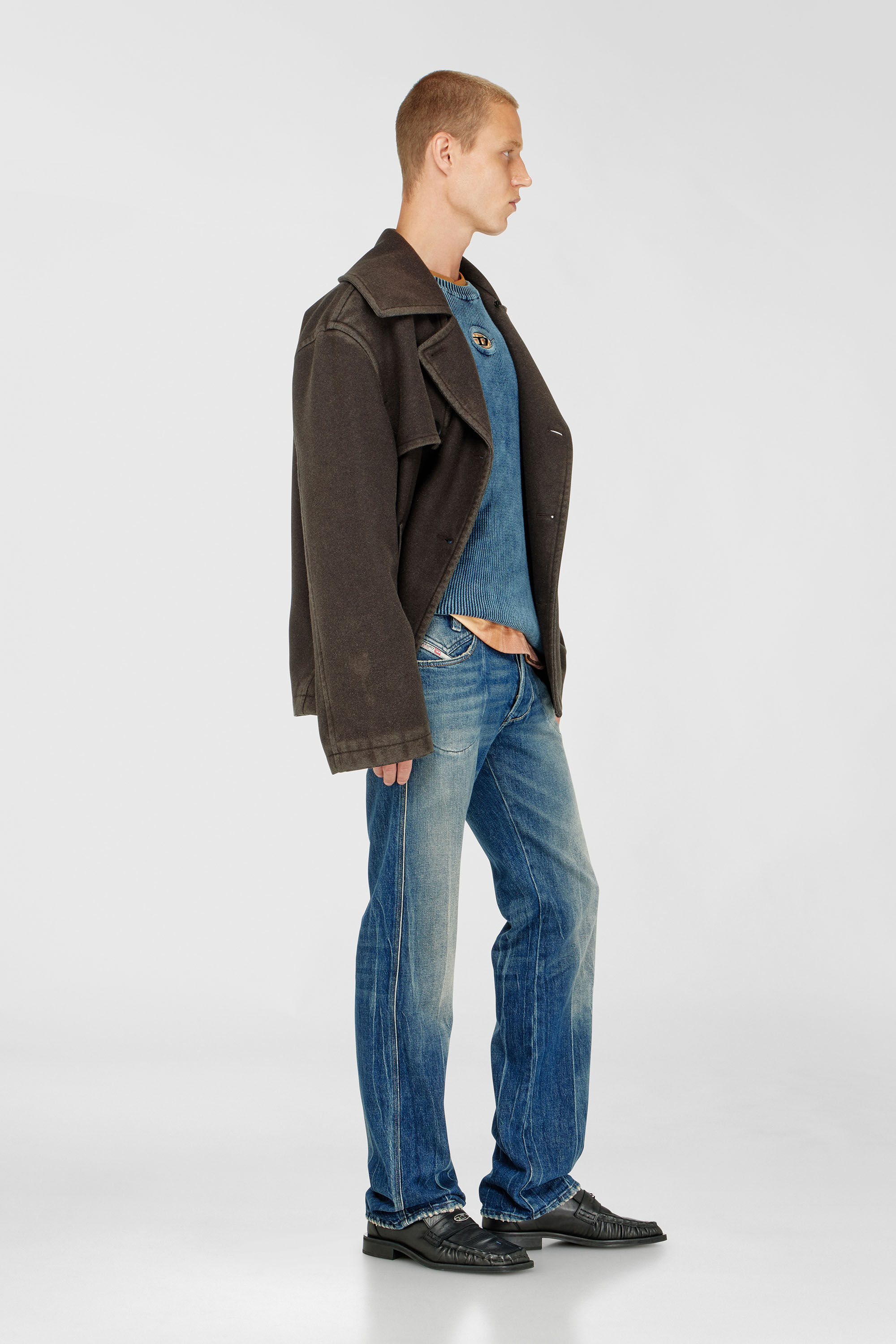Diesel - Herren Regular Jeans 1985 Larkee 09Q27, Mittelblau - 2