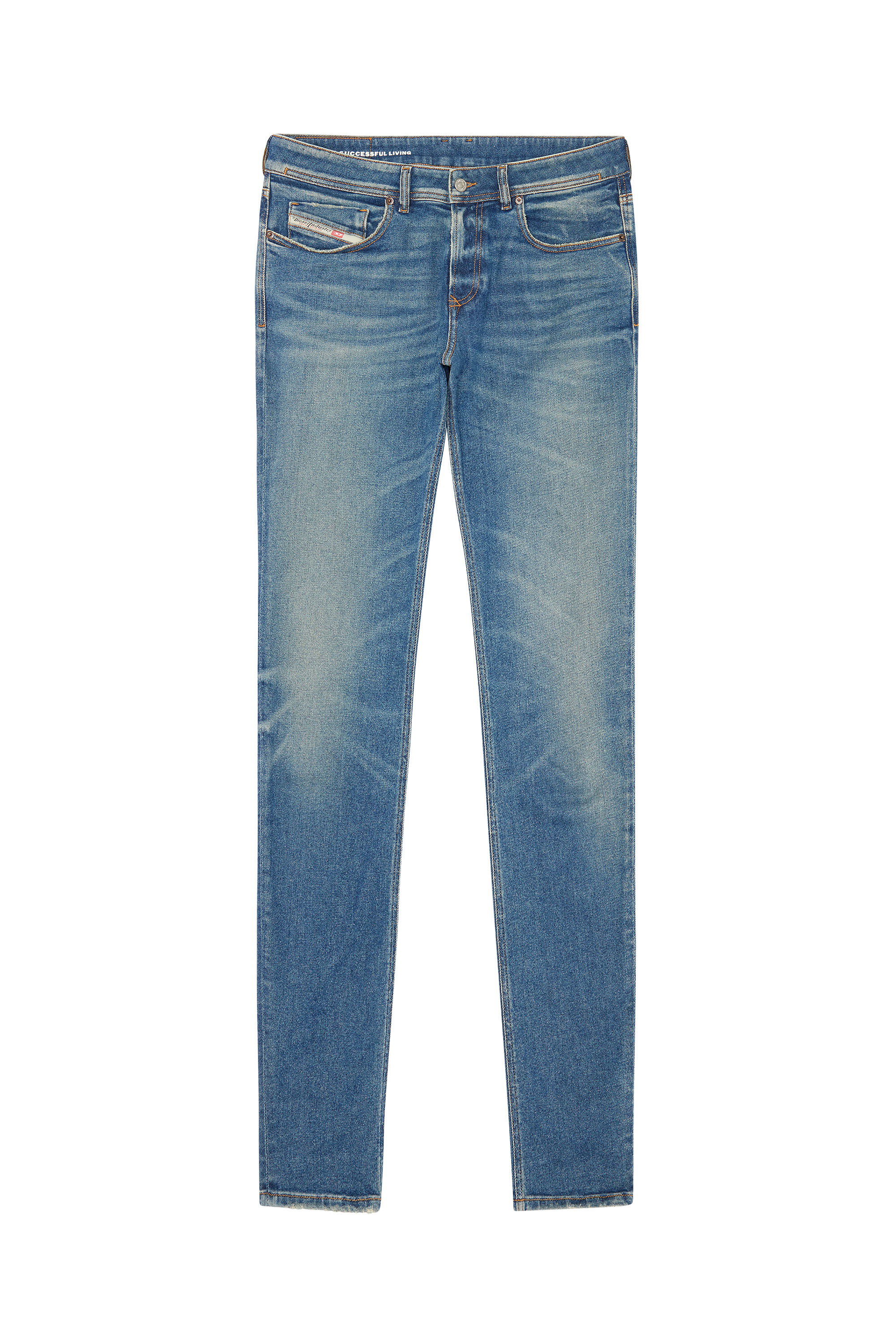 Diesel - 1979 Sleenker 09E88 Skinny Jeans, Mittelblau - Image 2