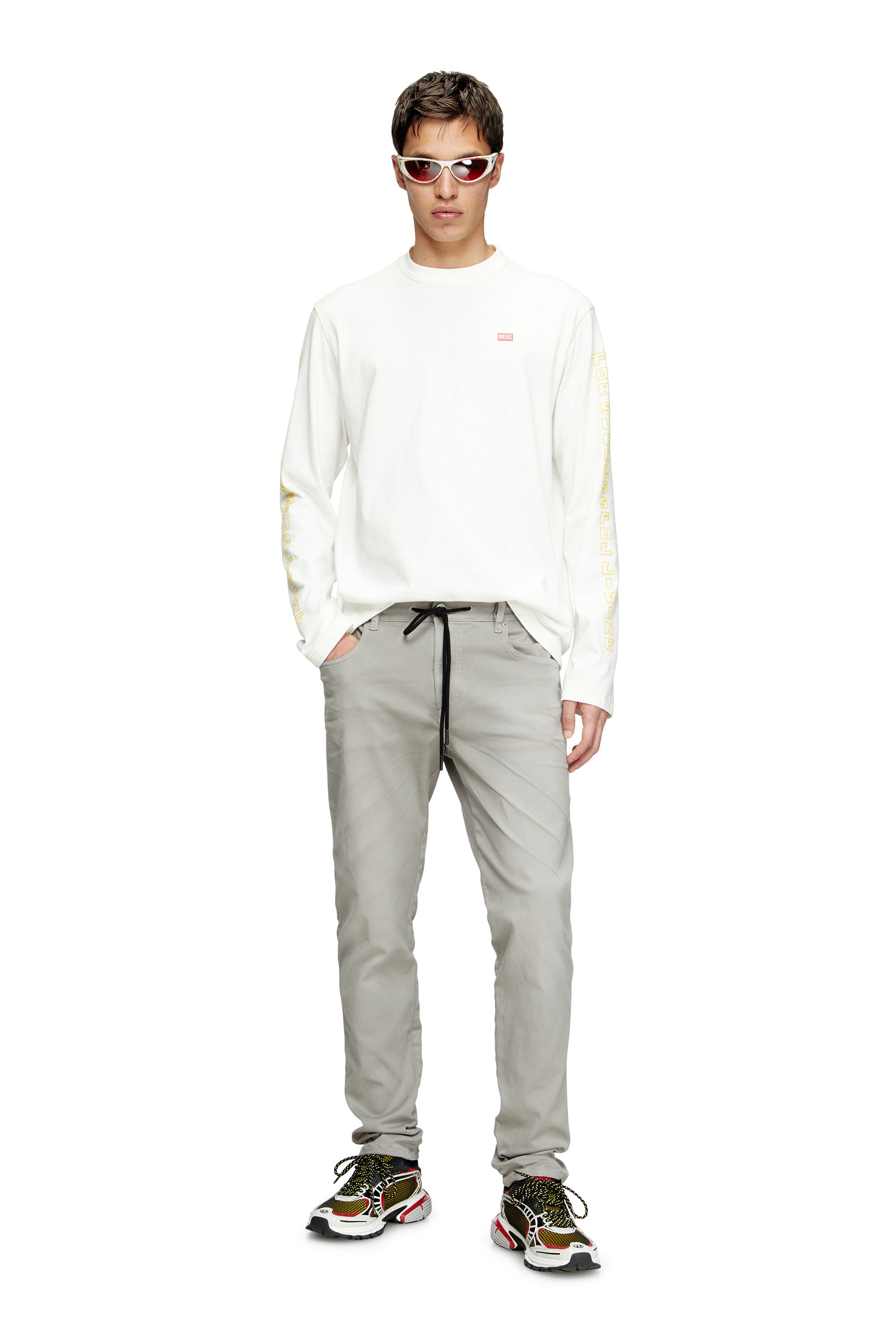 Diesel - Herren Slim 2060 D-Strukt Joggjeans® 0670M, Grau - 1