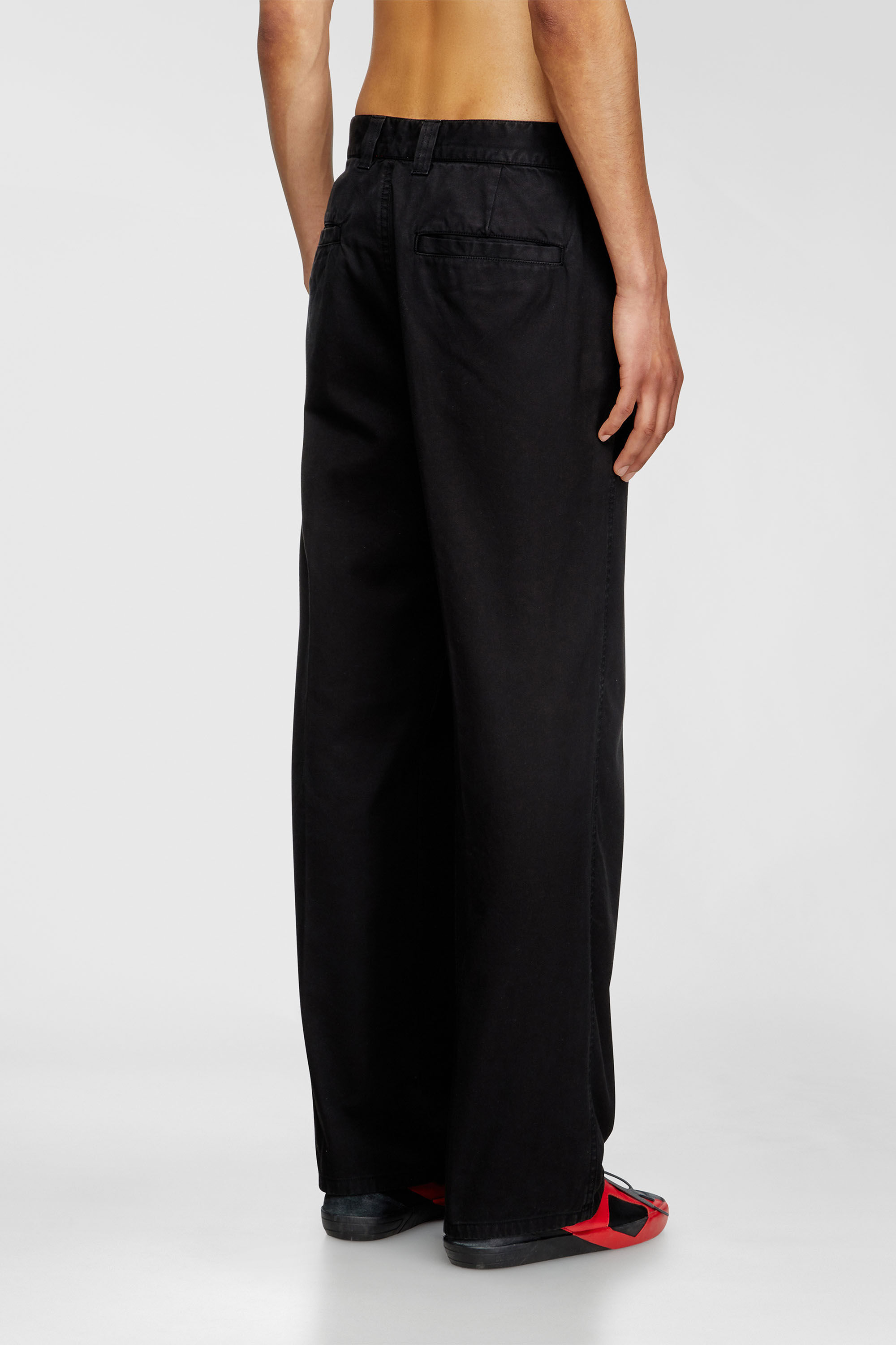 Diesel - P-HANT-CHINO, Herren Chinohose in Schwarz - 4