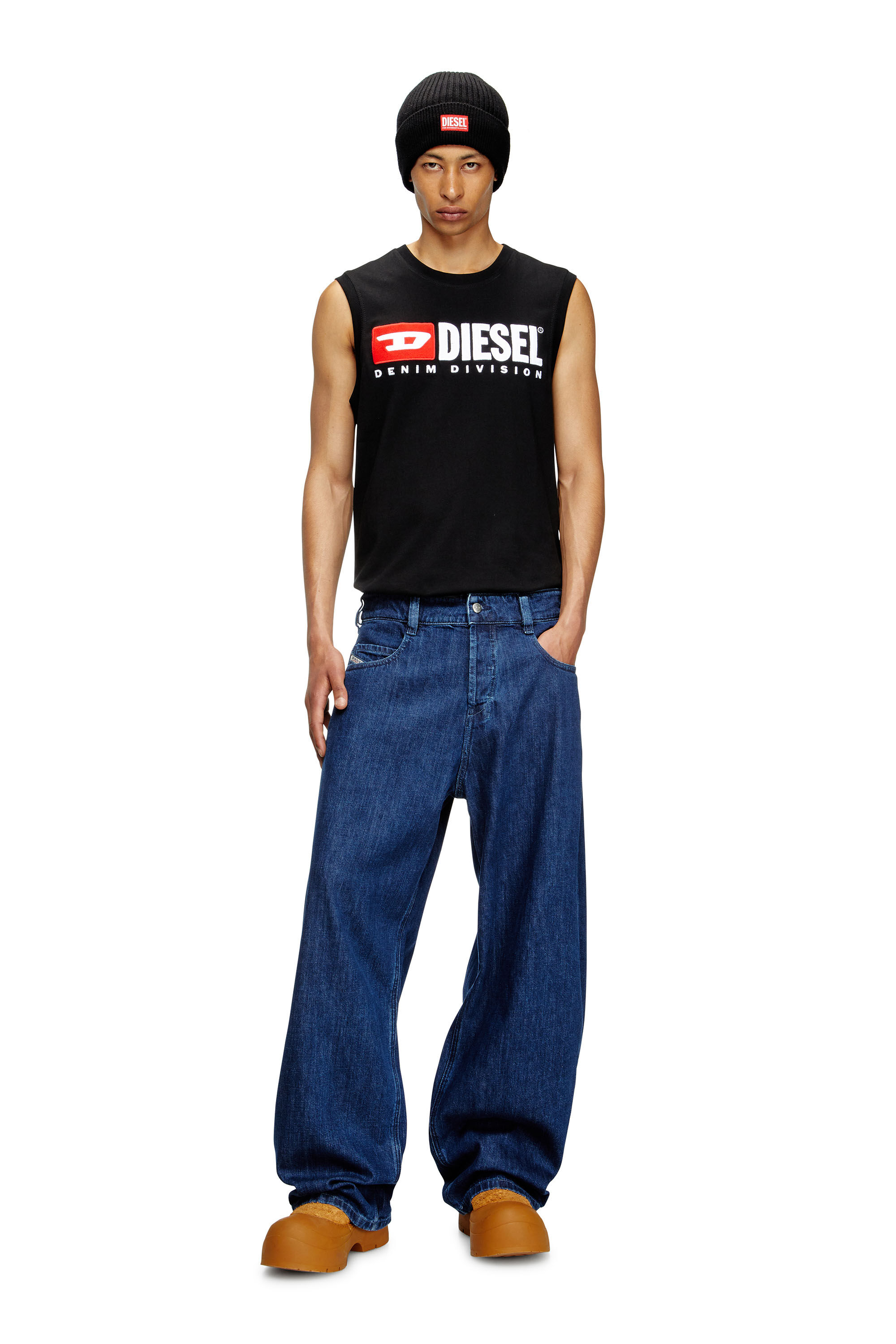 Diesel - Unisex Relaxed Jeans 1997 D-Enim 0DBDX, Dunkelblau - 1