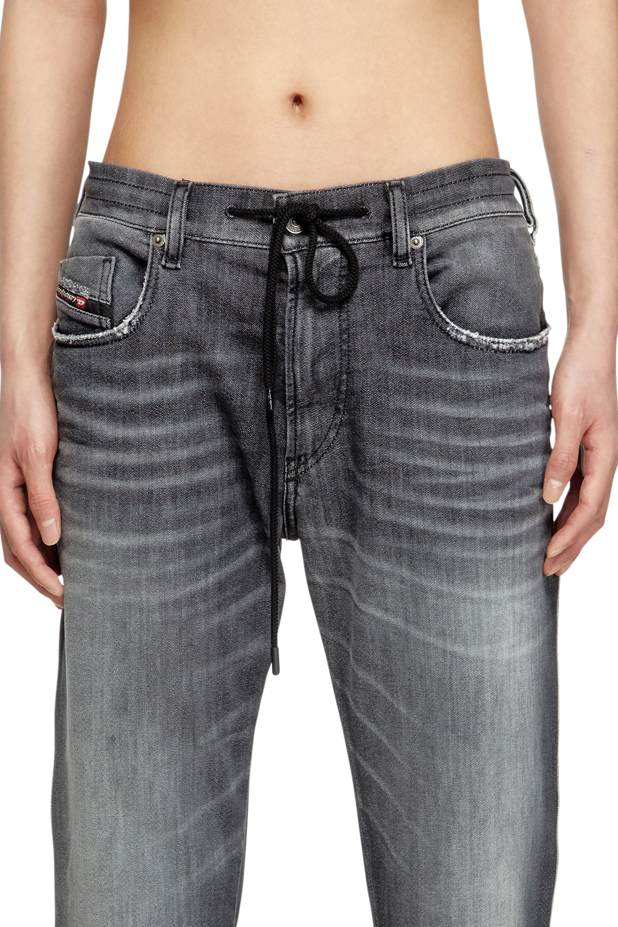 Diesel - Herren Slim 2062 D-Strukt Joggjeans® 09M67, Schwarz/Dunkelgrau - 5