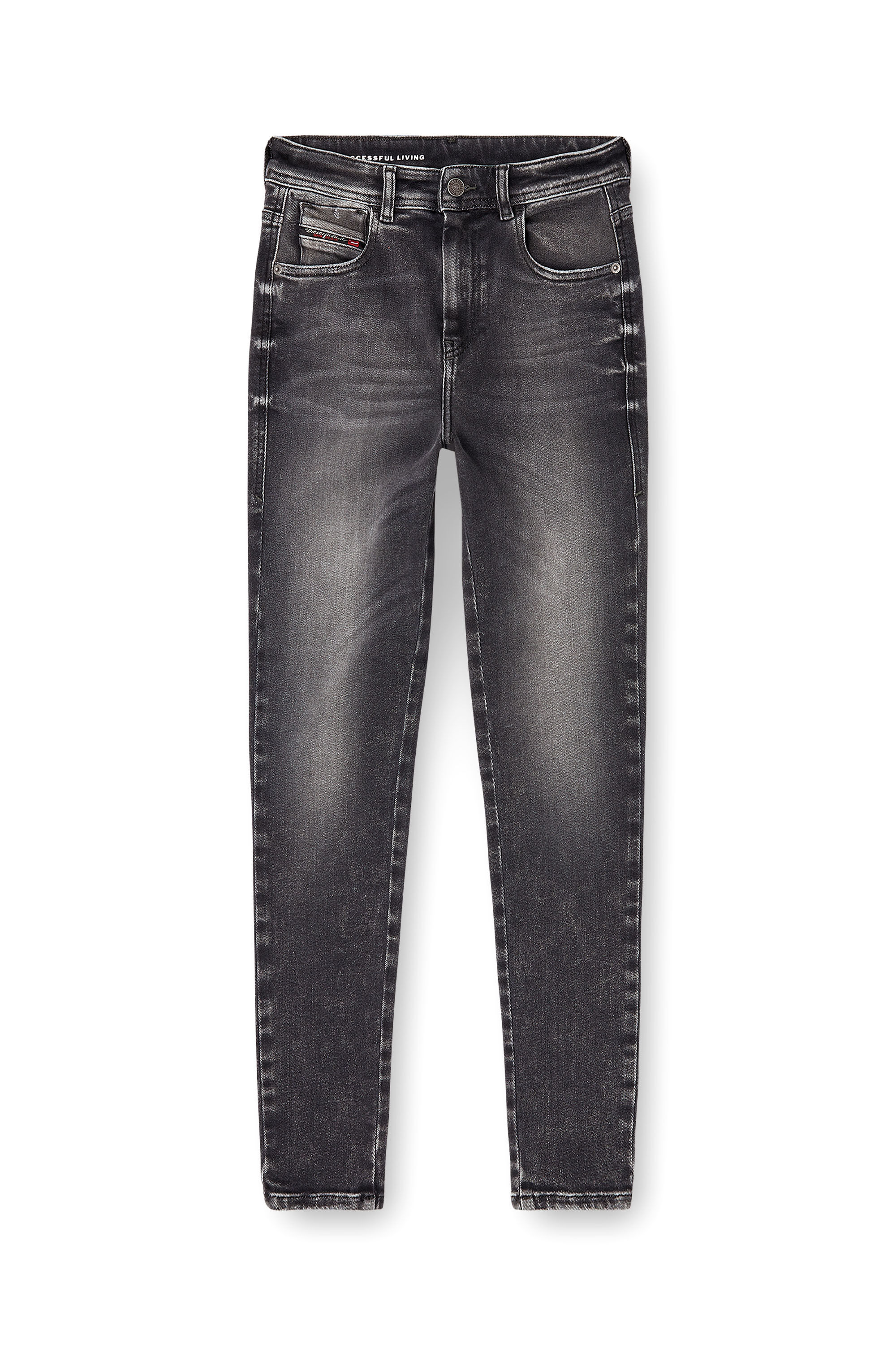 Diesel - Damen Skinny Jeans 1984 Slandy-High 09L93, Schwarz/Dunkelgrau - 1