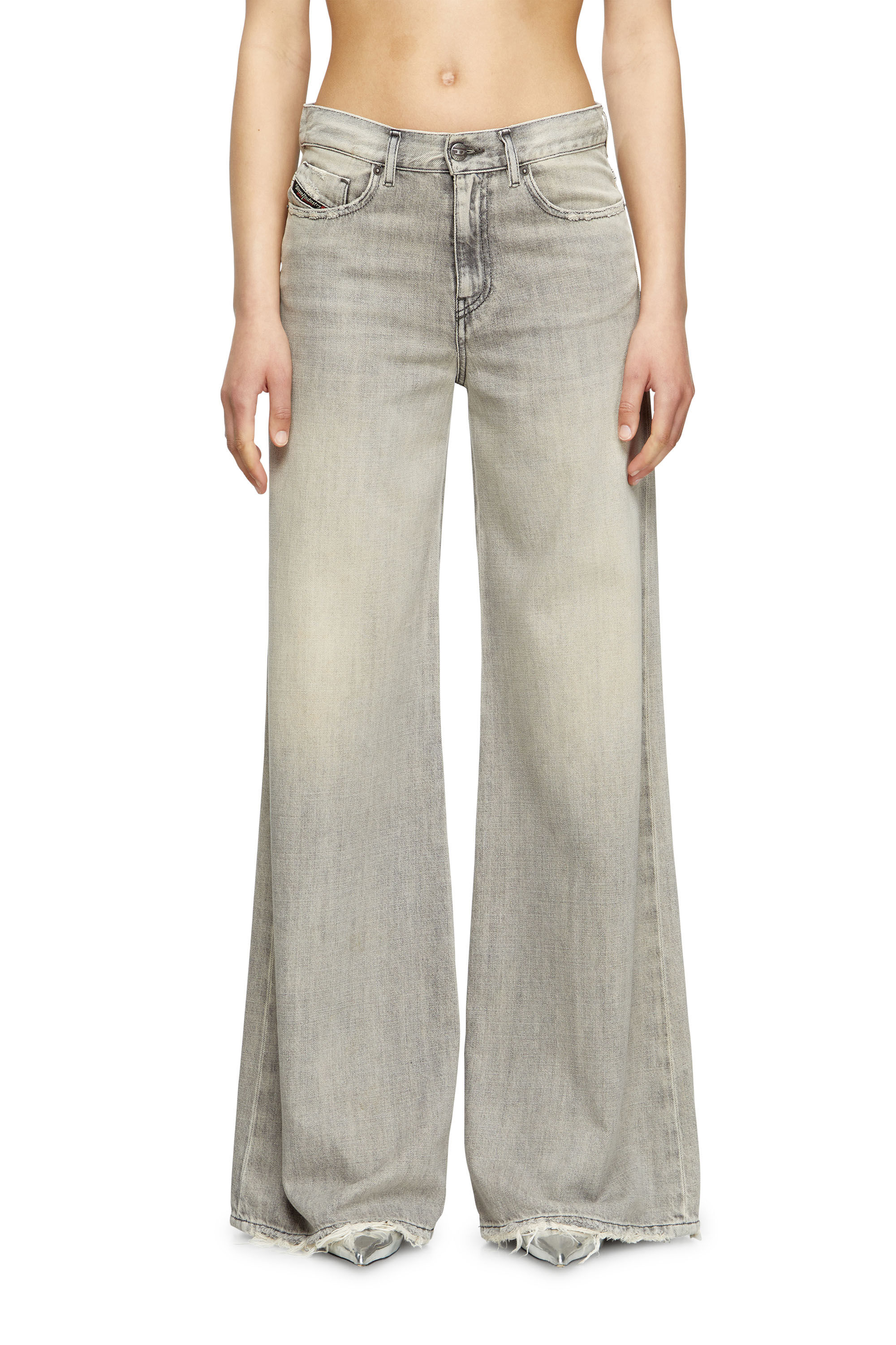 Diesel - Damen Flare Jeans 1978 D-Akemi 068RU, Grau - 3