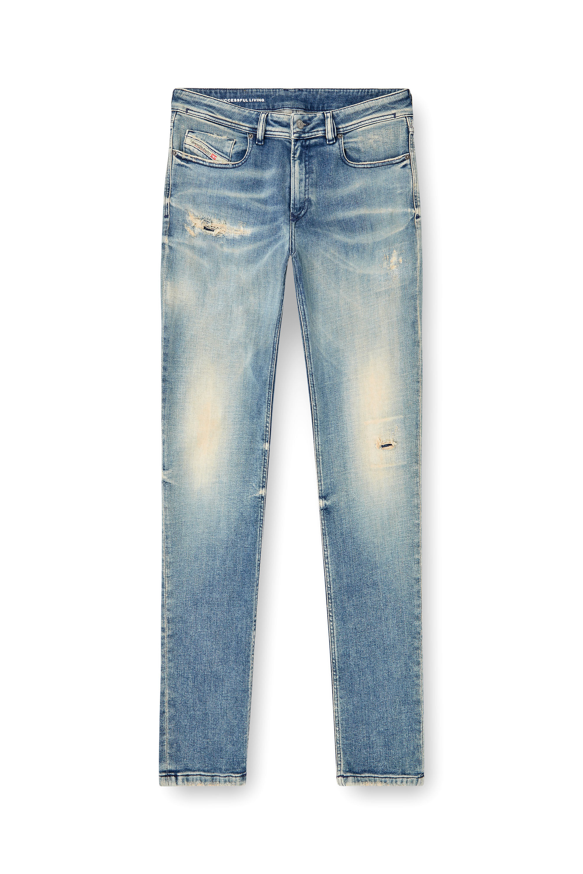 Diesel - Herren Skinny Jeans 1979 Sleenker 09K58, Hellblau - 2