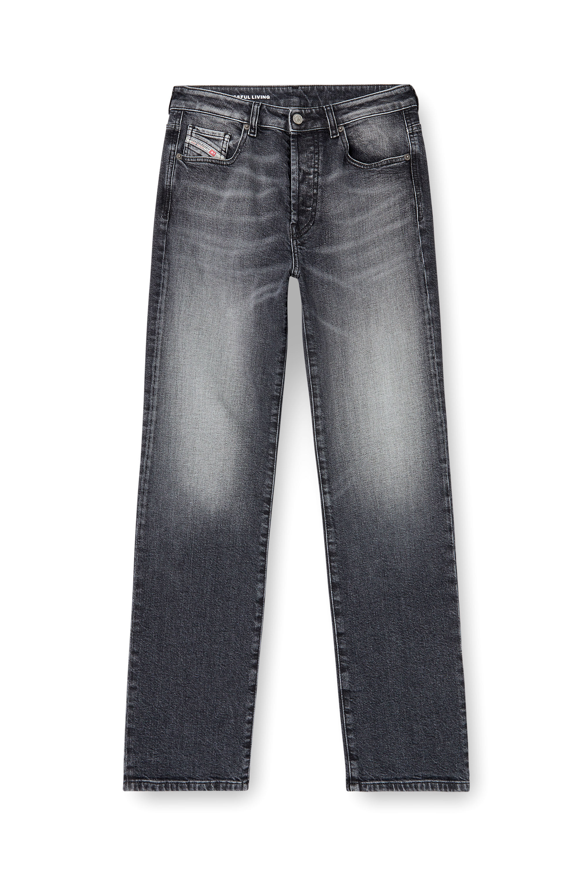Diesel - Damen Regular Jeans 1989 D-Mine 09L53, Schwarz/Dunkelgrau - 2