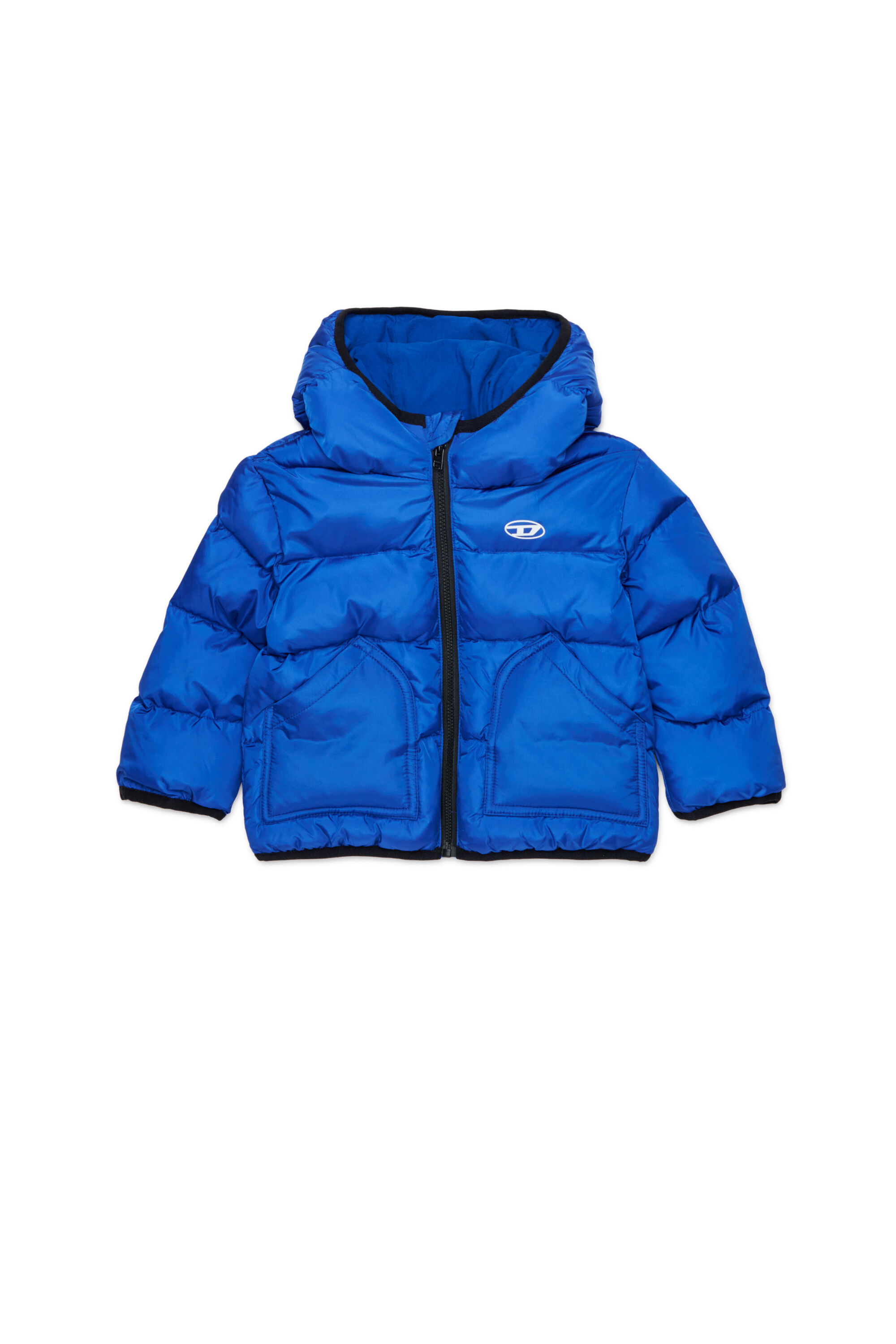Diesel - JSIPB, Unisex Steppjacke mit Oval D Logo in Blau - 1