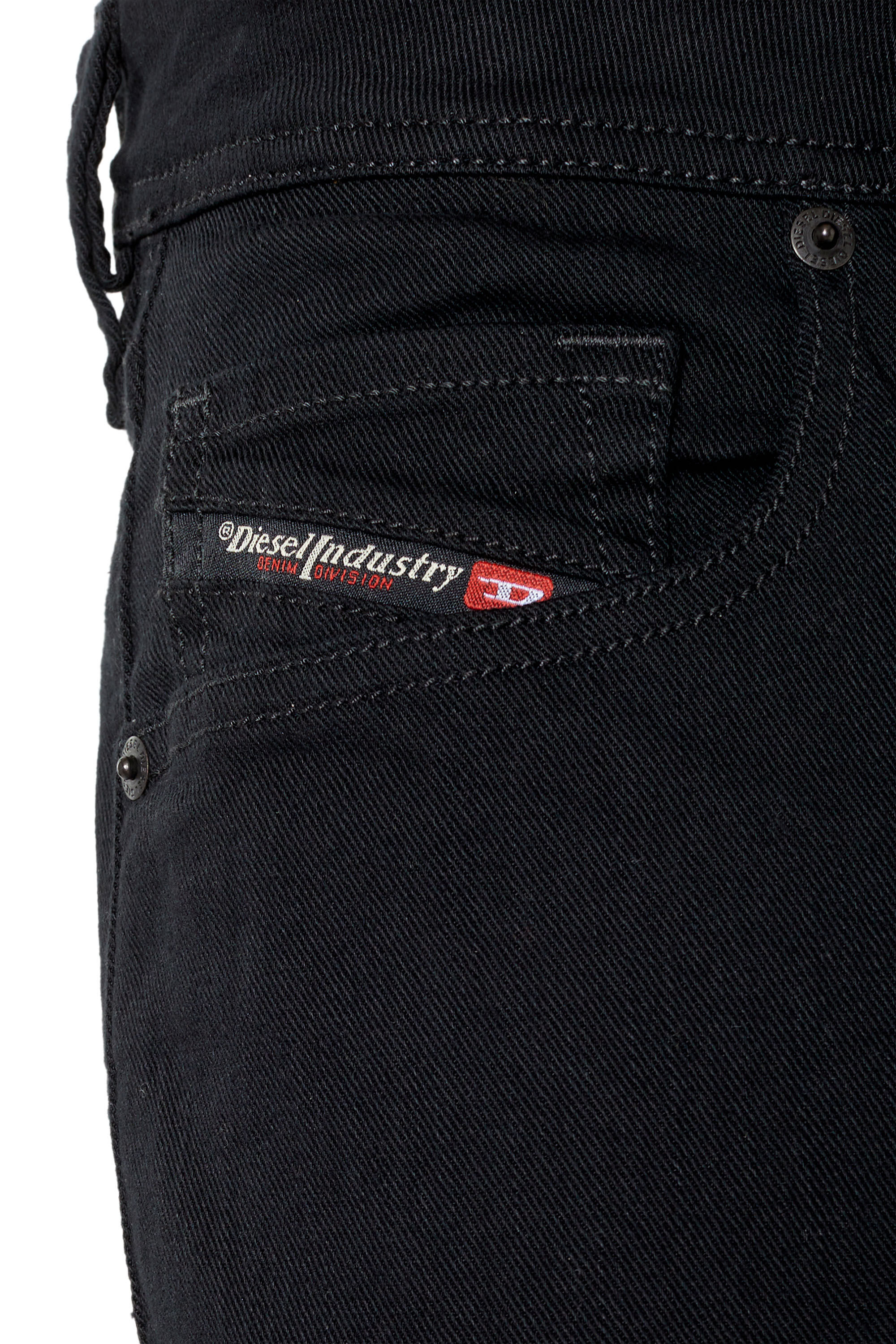 LARKEE BEEX Herren Tapered Jeans schwarz dunkelgrau Diesel