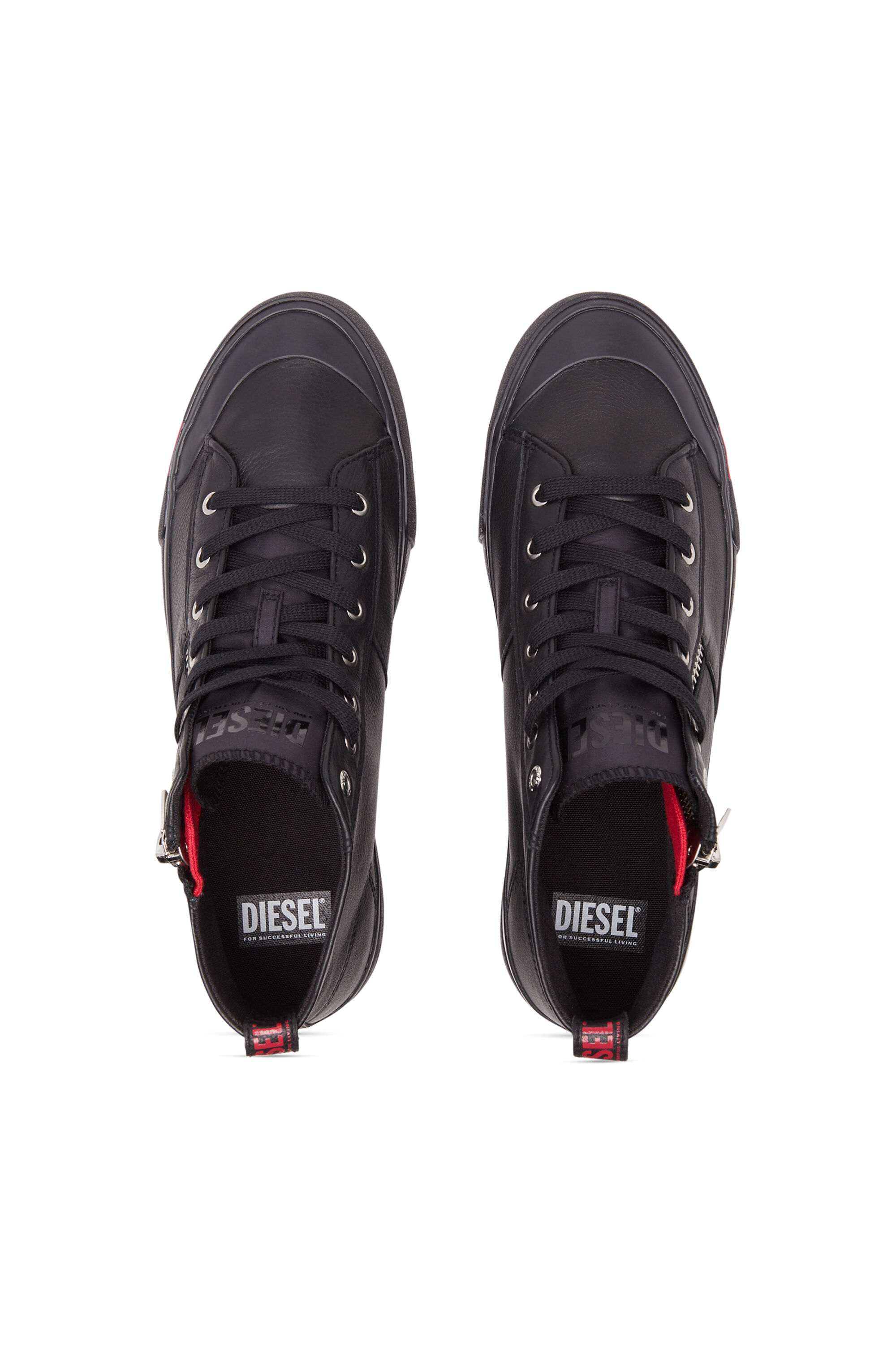 Black high top trainer cheap