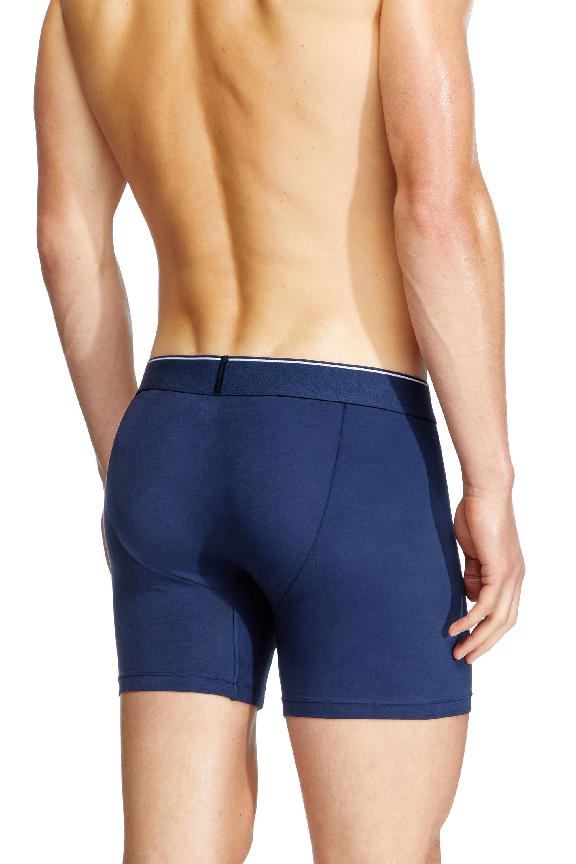 Diesel - MAX-3PACK, Herren Retropants im Dreierpack aus Baumwollstretch in Blau/Schwarz - 4