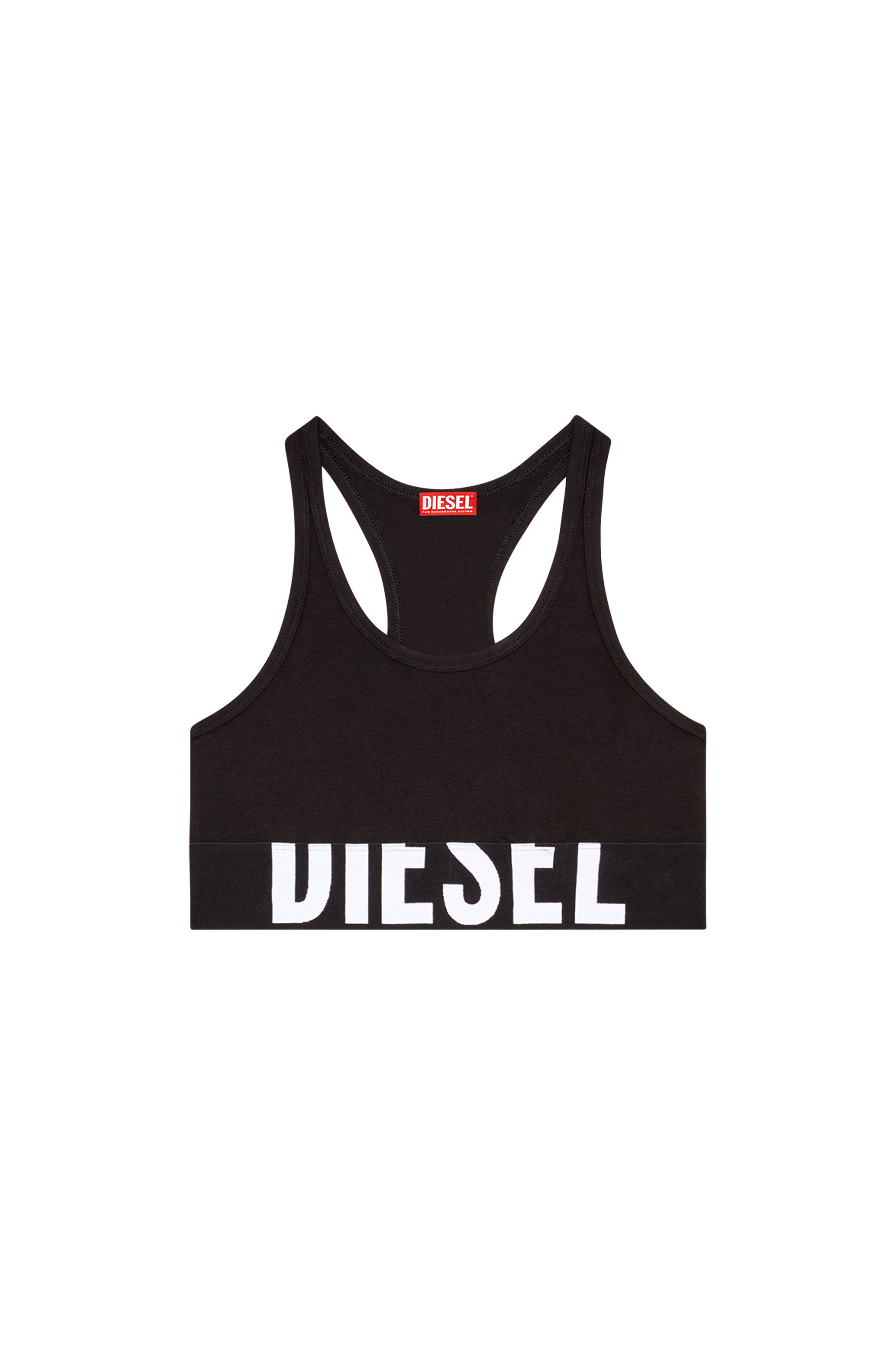 Diesel - UFSB-COTTON-RACE-BRALETTE-XL, Schwarz - Image 2