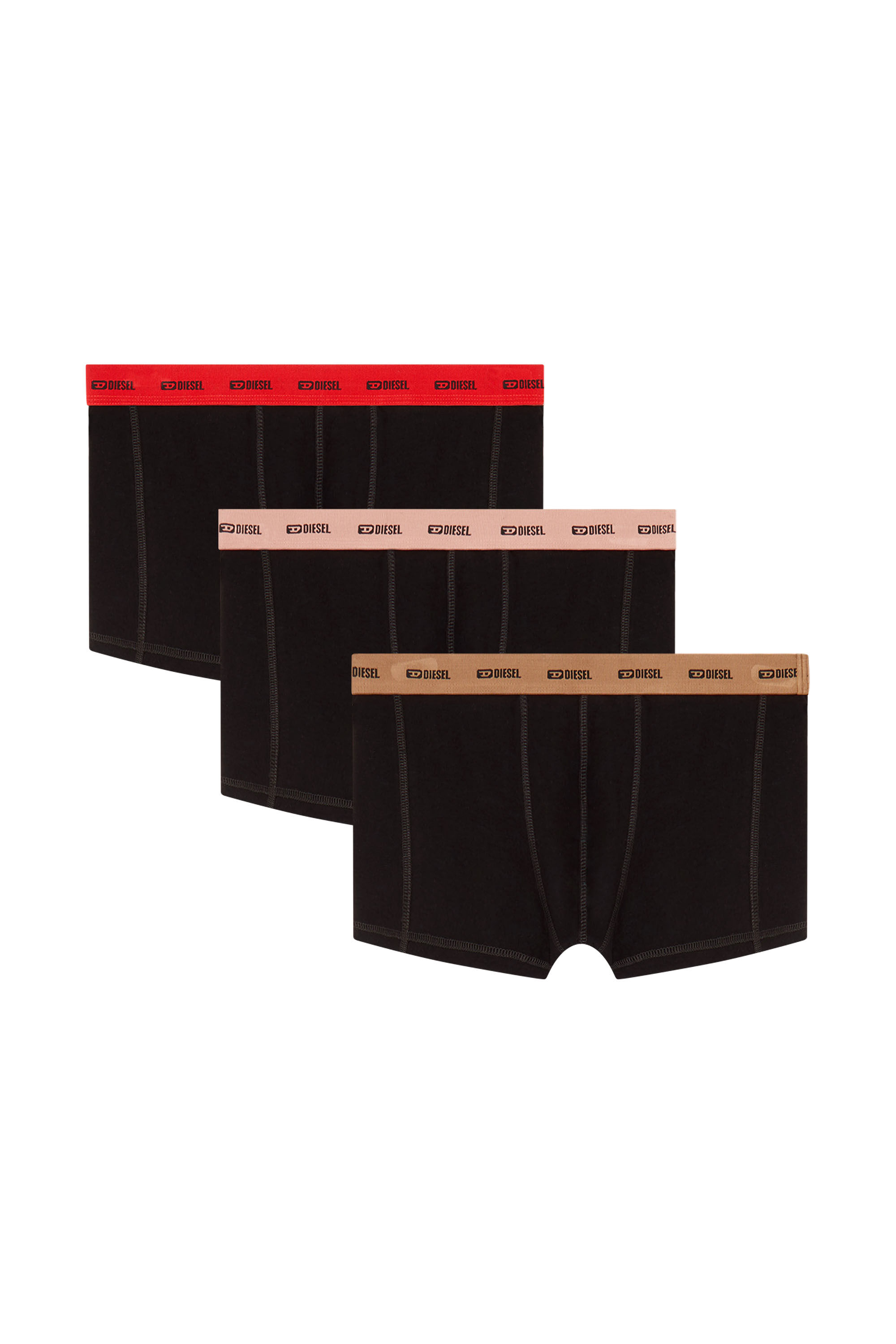 Diesel - DAMIEN-UTLT-3PACK, Herren Retropants im Dreierpack in Schwarz - 2