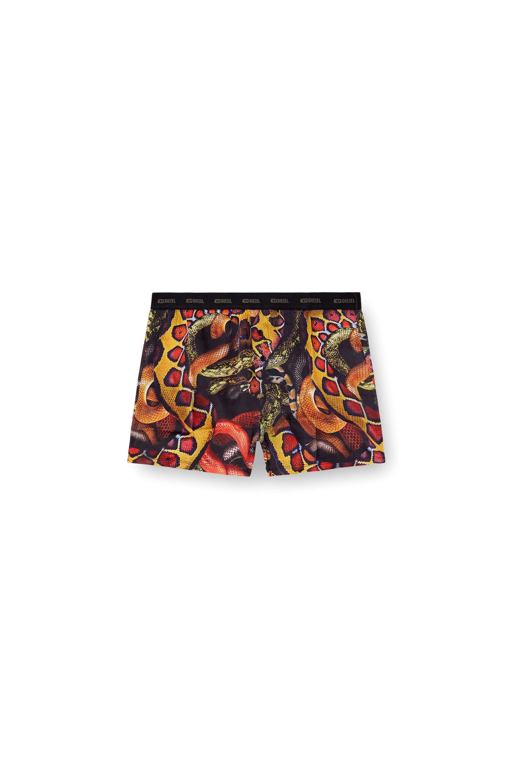 Diesel - STARK-UTLT-SNAKE, Herren Boxershorts aus Satin mit Schlangen-Print in Bunt - 2