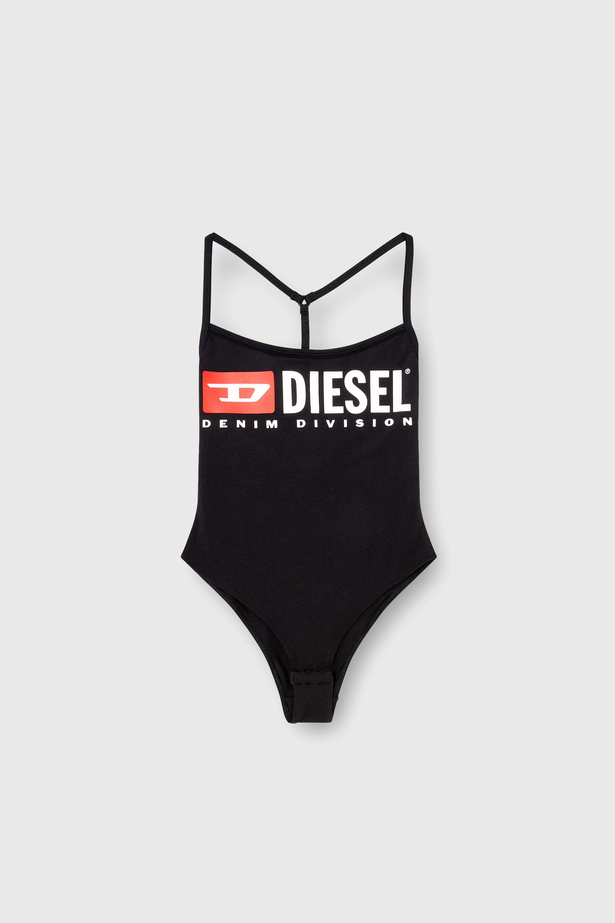 Diesel - JESSIE-D-CORE, Damen Body aus Baumwolle mit T-back-Tr&auml;gern in Schwarz - 2
