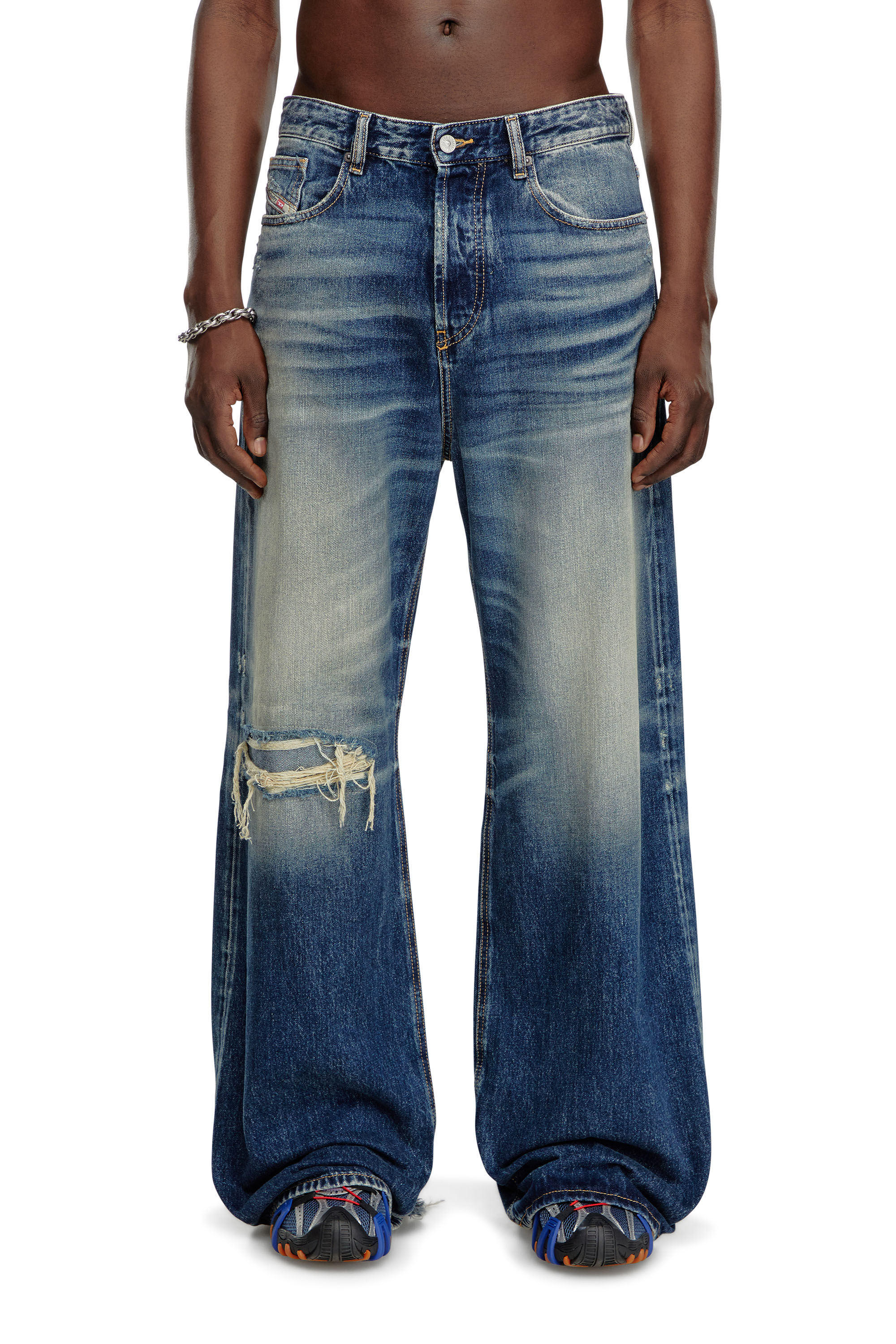 Diesel - Herren Relaxed Jeans D-Rise 09J95, Dunkelblau - 3