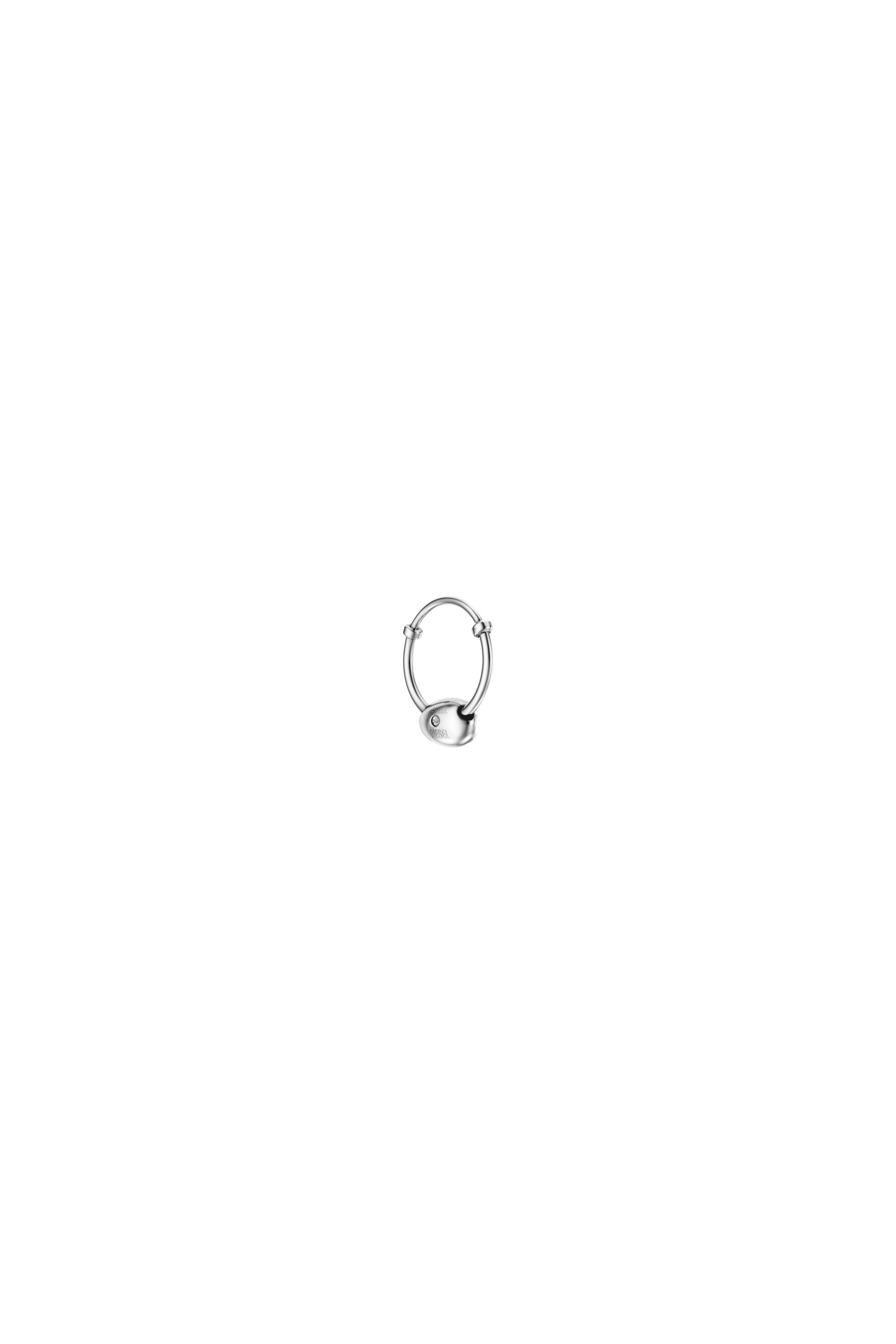 Diesel - DX1703040 JEWELLERY, Unisex Creole-Edelstahl-Creole in Silber - 2