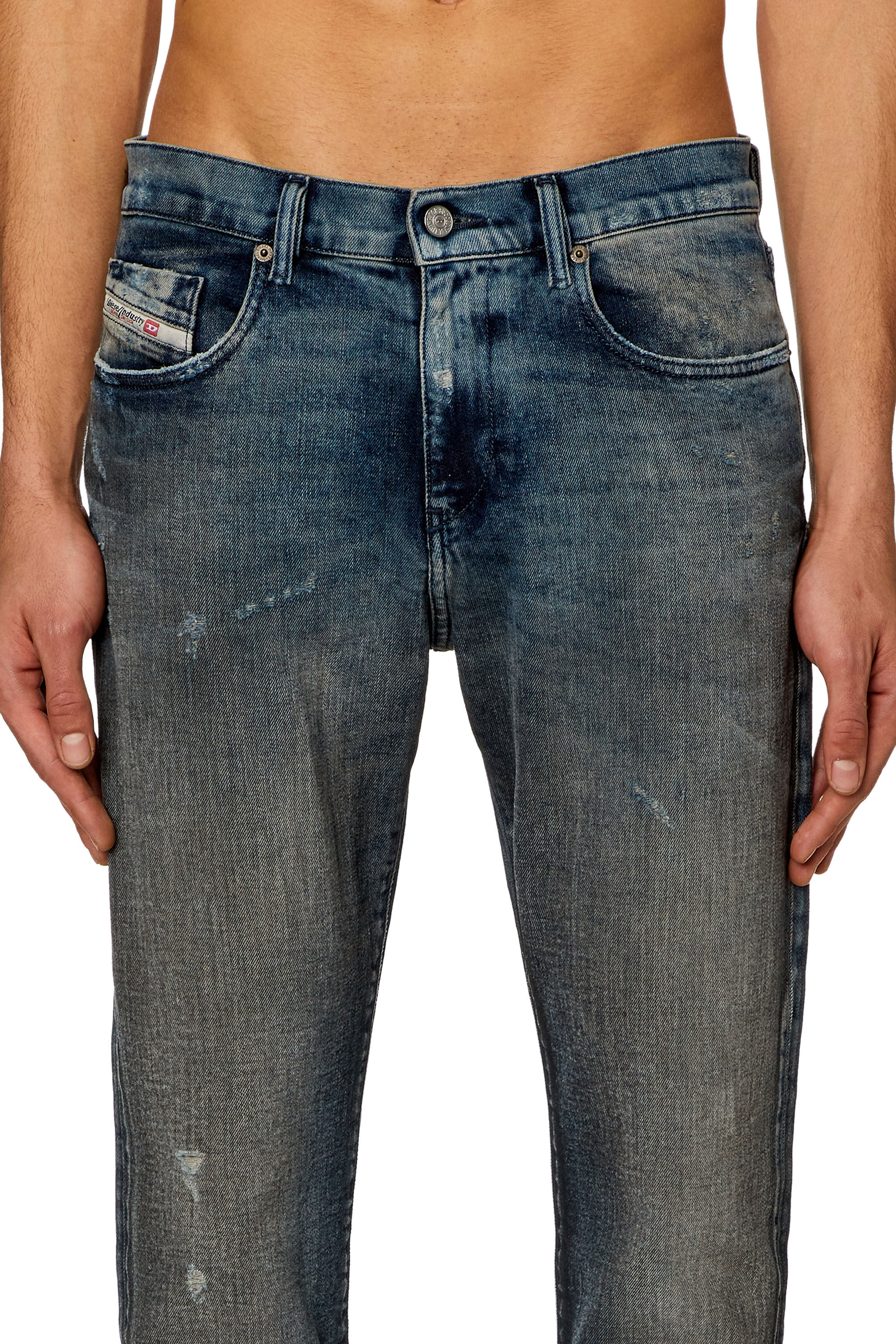 Diesel - Slim Jeans 2019 D-Strukt 09H54, Dunkelblau - Image 5
