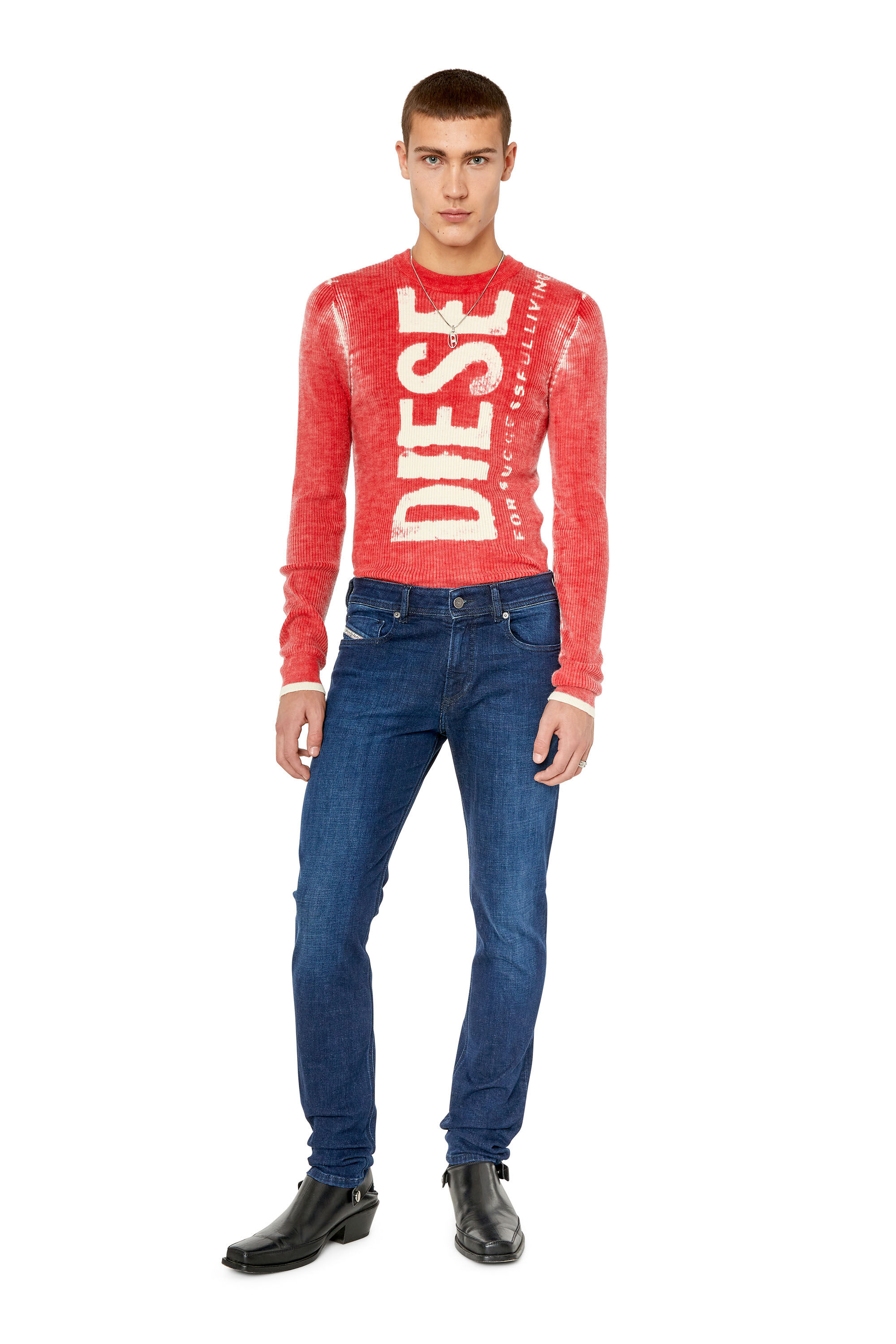 Diesel - 1979 Sleenker 09E96 Skinny Jeans, Dunkelblau - Image 1