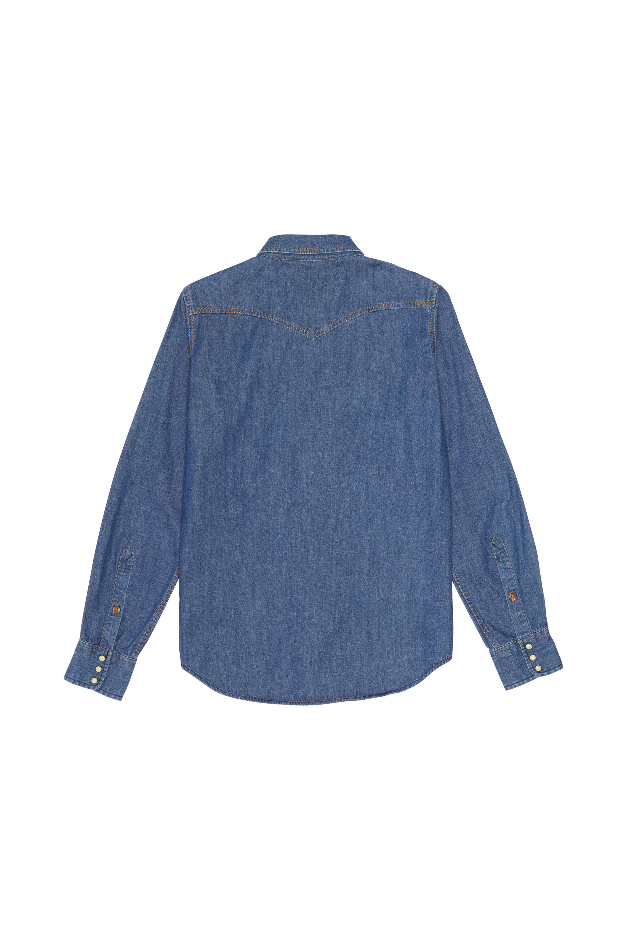 Diesel - SH DENIM SHIRT, Damen Diesel Damen - Denimhemden in Mittelblau - 2