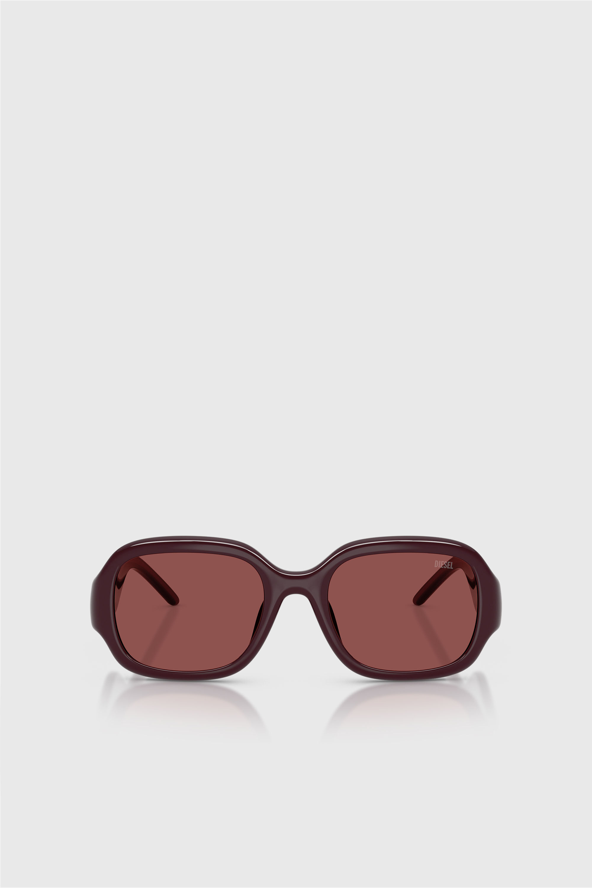 Diesel - 0DL3023U, Unisex's Pillow Sunglasses in Burgundy - 1
