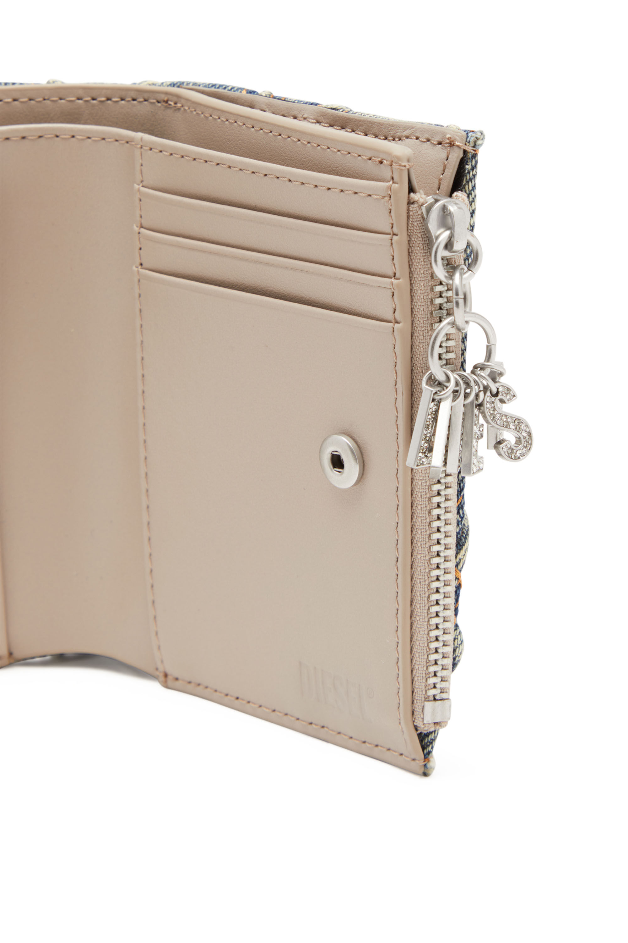 Diesel - CHARM D- BI FOLD ZIP II, Blau - Image 4