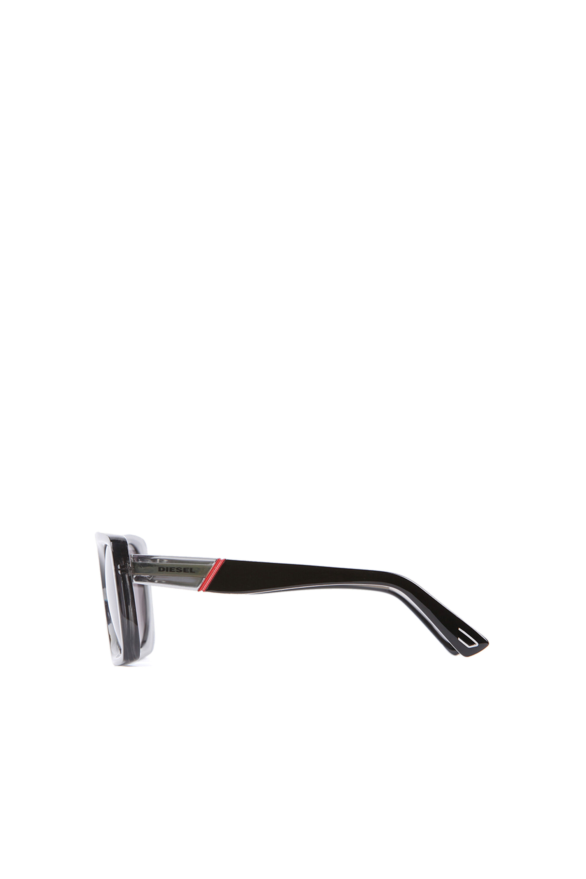 Diesel - DL0292, Unisex Sonnenbrillen zum 40. jubiläum in Grau/Schwarz - 3
