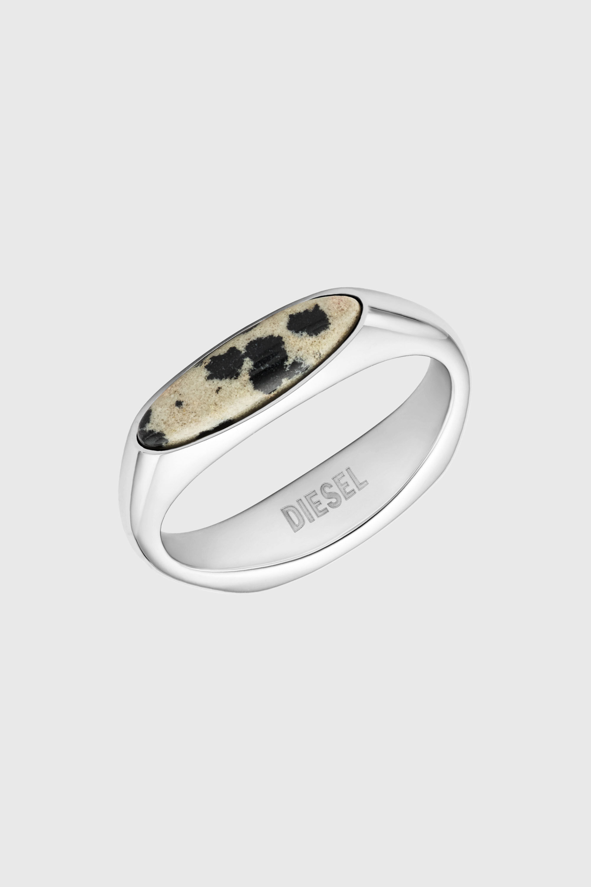 Diesel - DX167940 JEWELLERY, Unisex Siegelring aus Edelstahl in Silber - 2