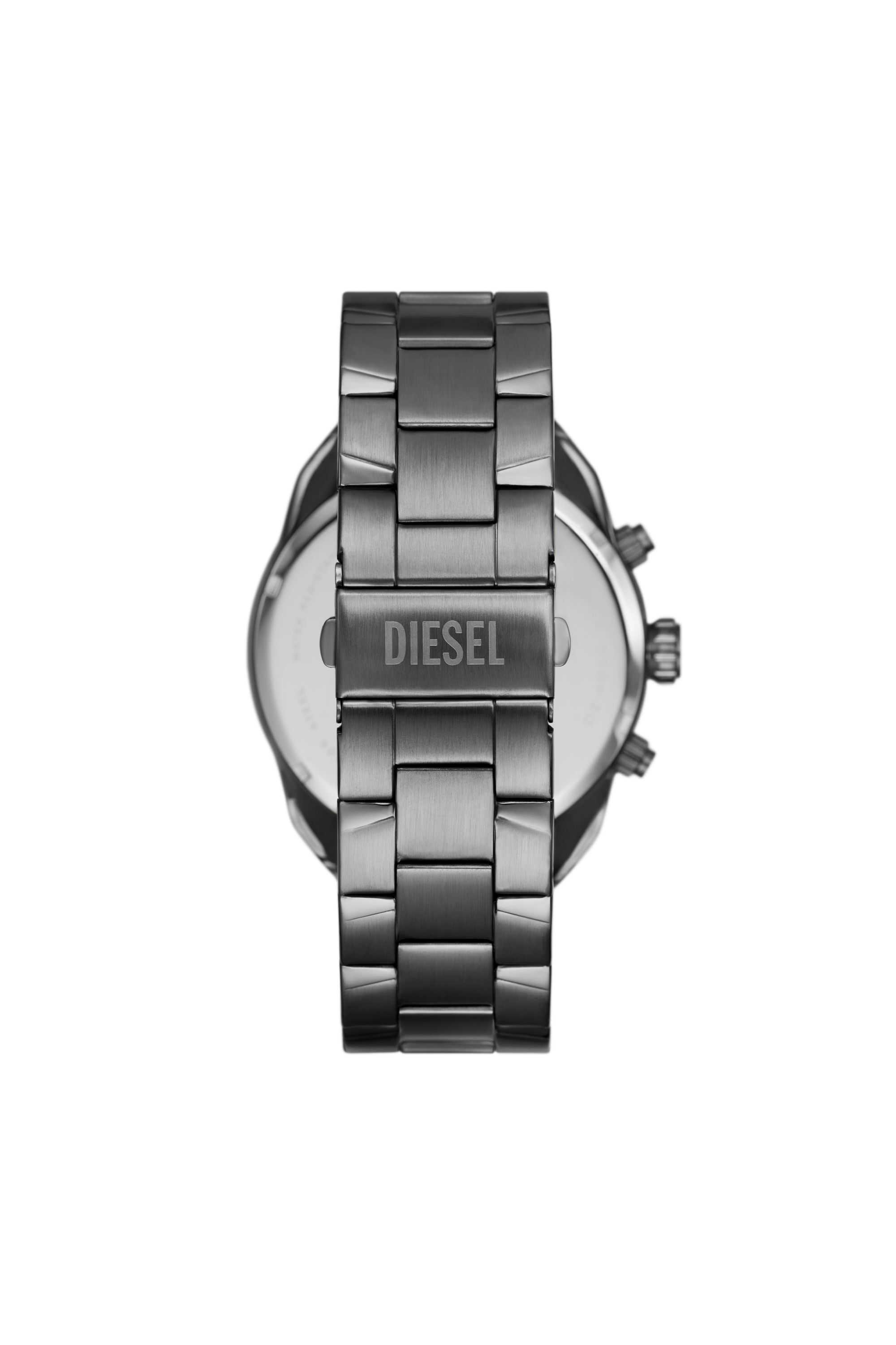 Diesel - DZ4669, Herren Spiked Armbanduhr aus zweifarbigem Edelstahl in Dunkelgrau - 2