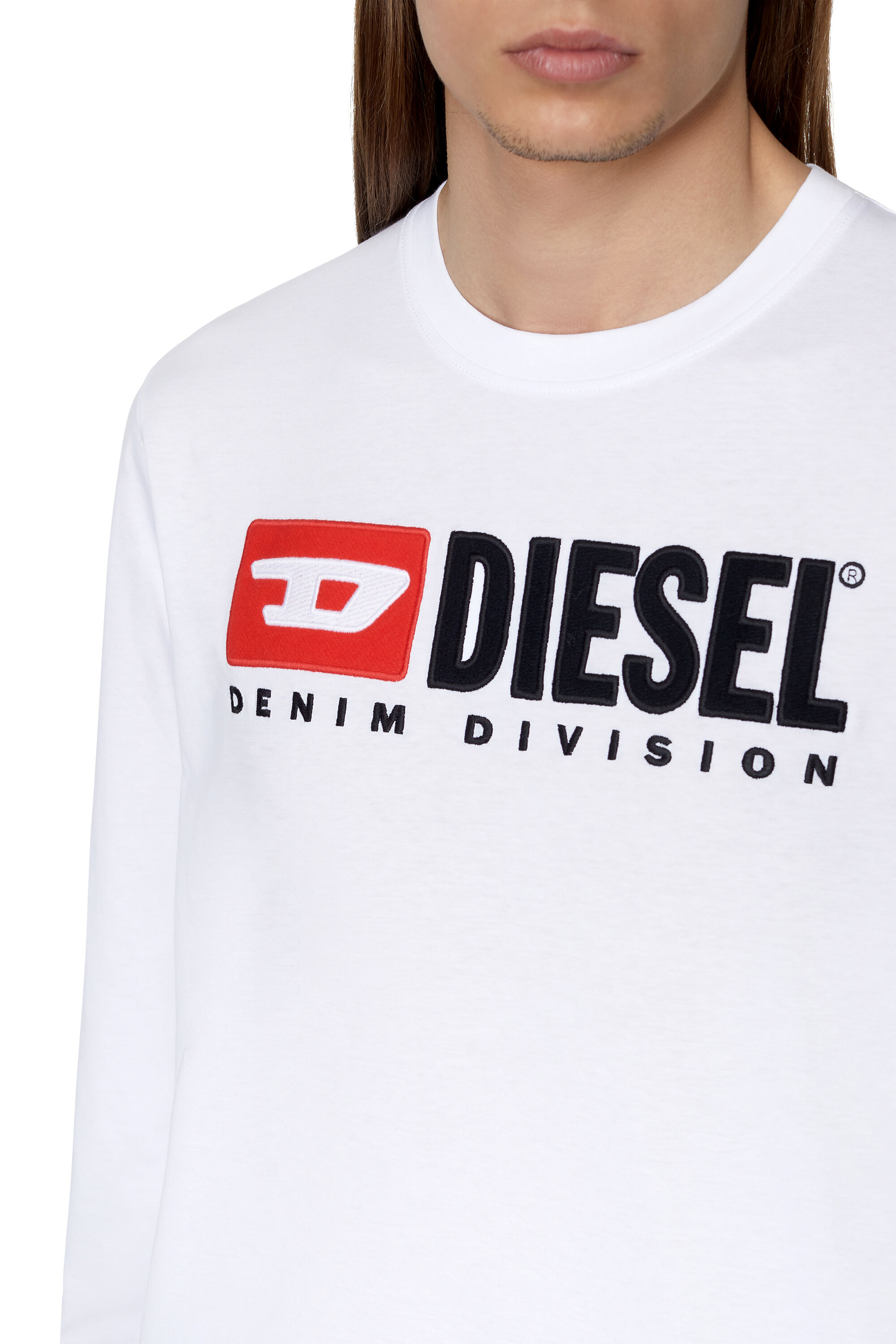 Diesel - T-JUST-LS-DIV, Weiß - Image 6