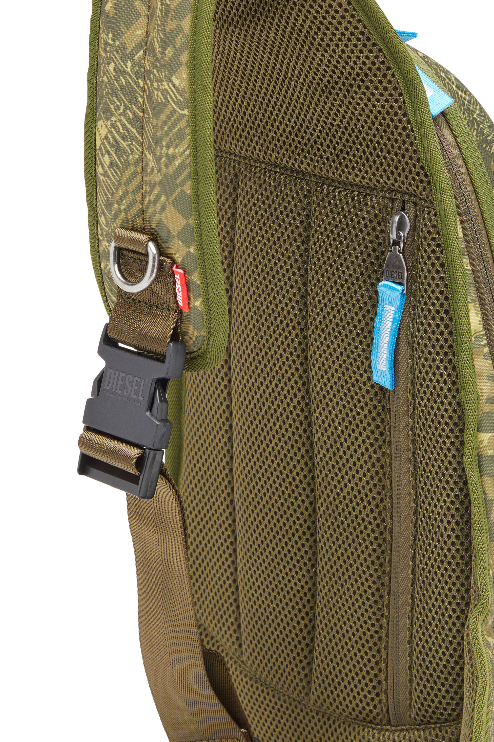 Diesel - 1DR-POD SLING BAG, Armeegrün - Image 3