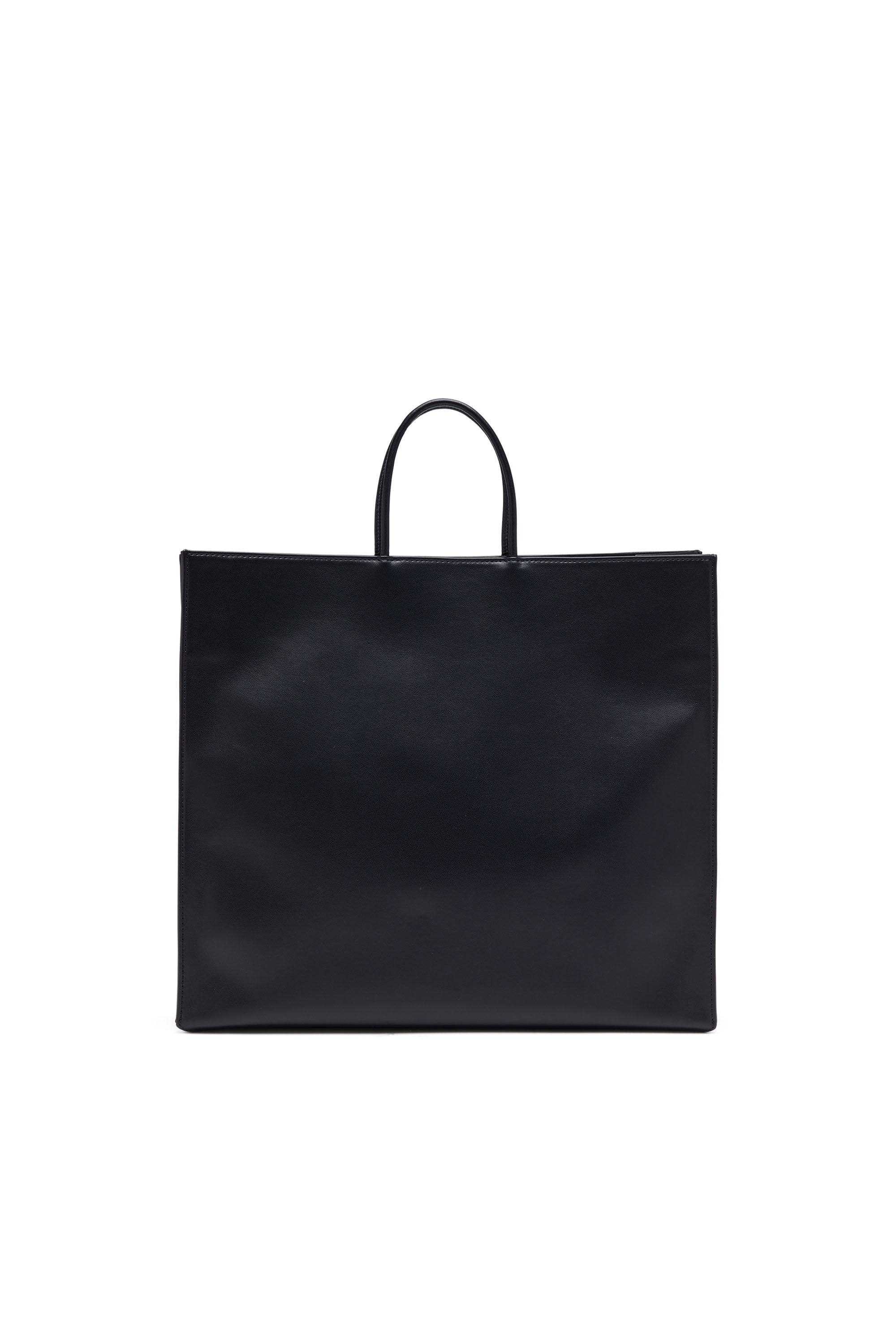 Men's Dsl 3D-Recycled PU tote bag with embossed logo | Black | Diesel