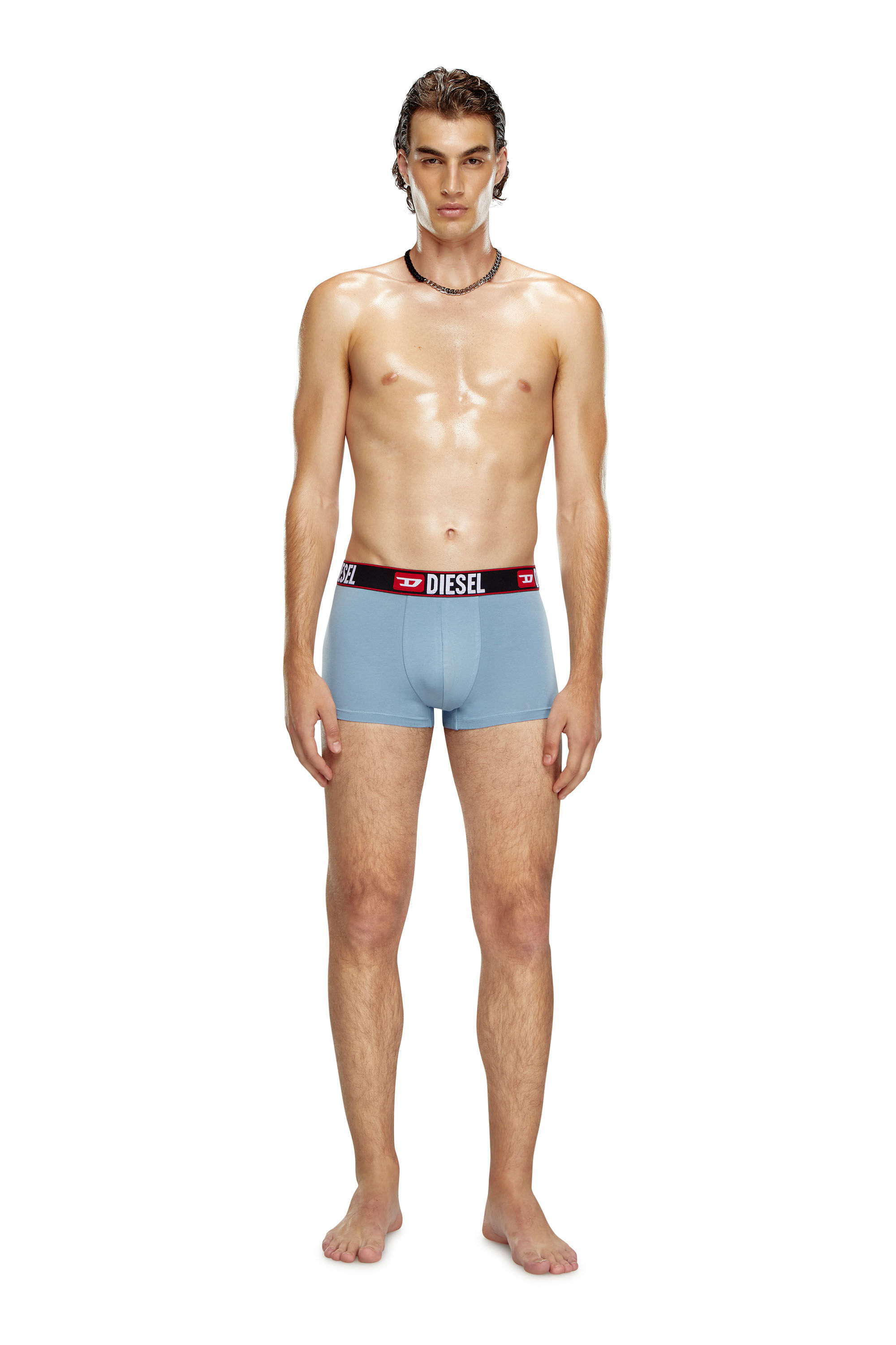 Diesel - UMBX-DAMIENTHREEPACK, Herren Retropants mit Wolken-Motiv im Dreierpack in Blau - 1