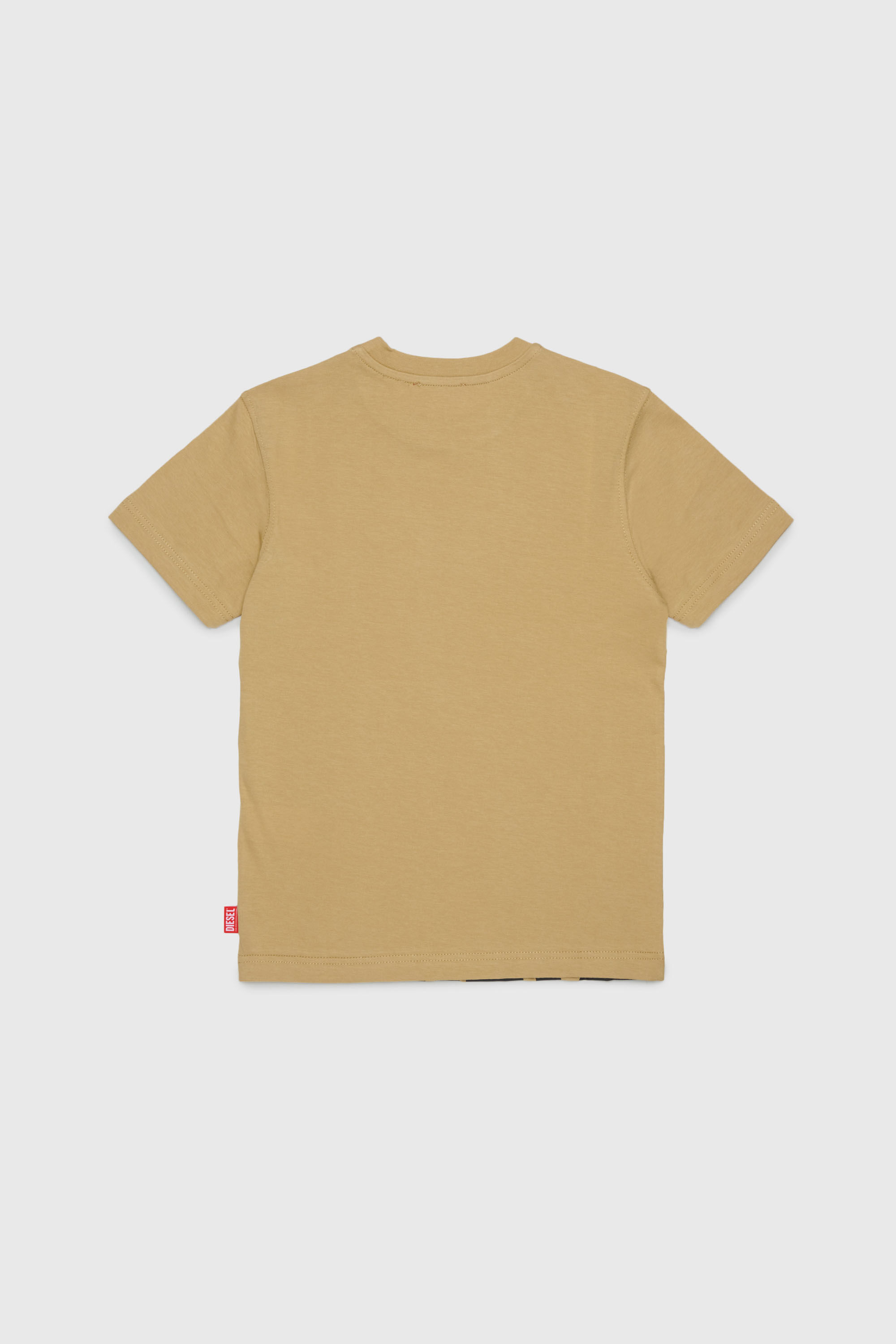 Diesel - TPRES, Herren T-Shirt mit abgeschnittenem Logo in Braun - 2