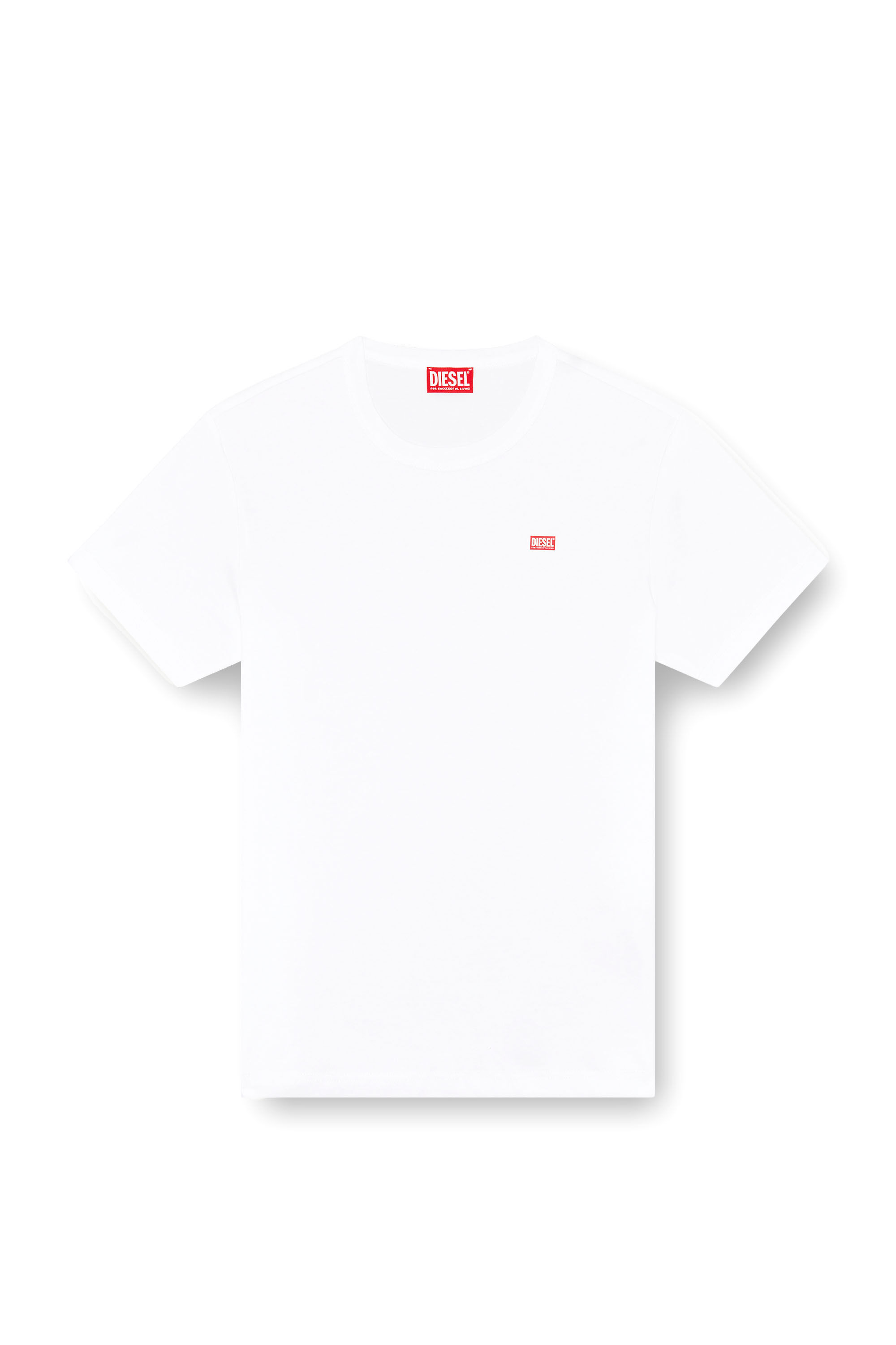 Diesel - T-MIEGOR-K77, Herren T-Shirt aus merzerisierter Baumwolle in Weiß - 2