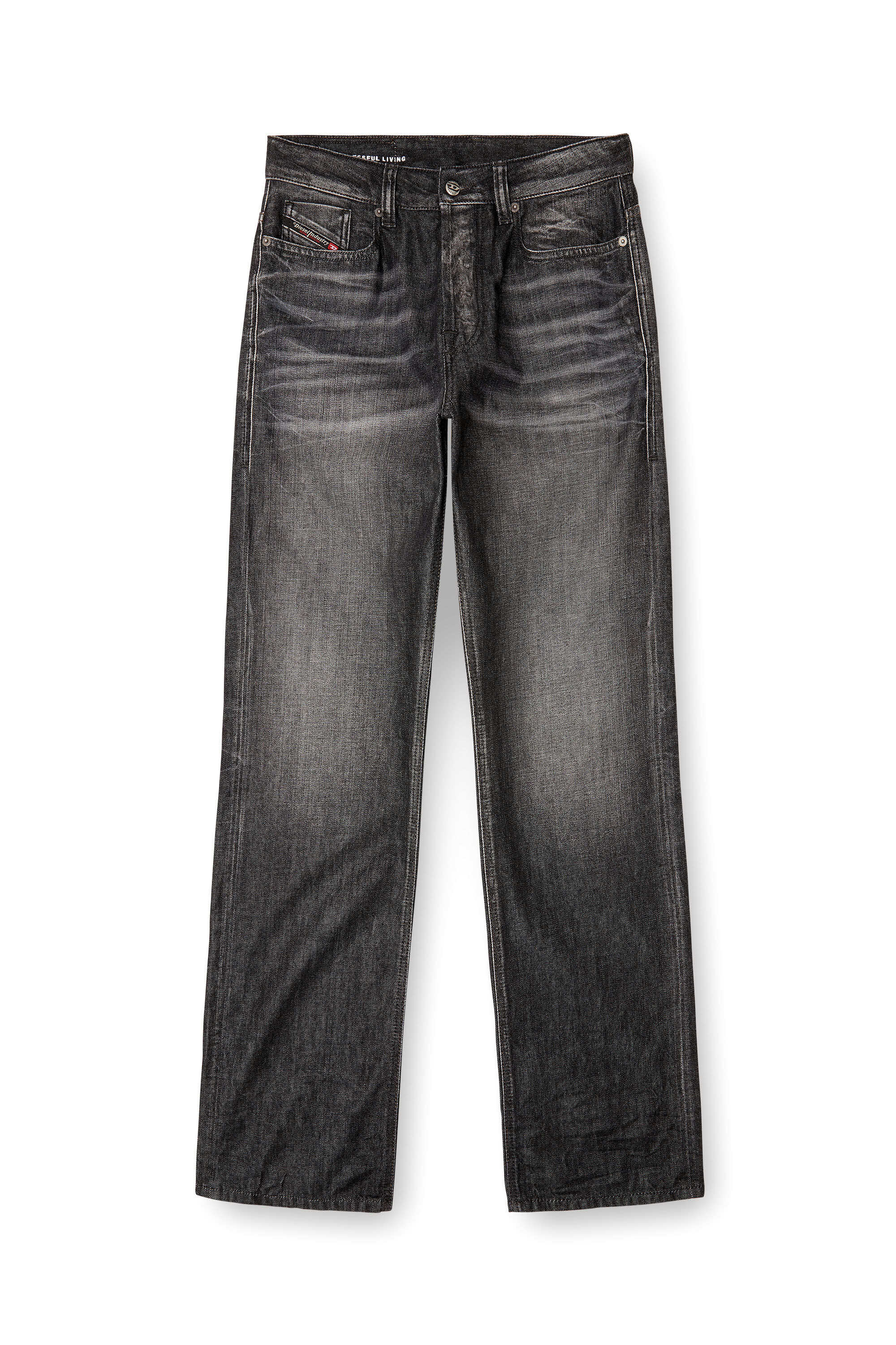 Diesel - Herren Relaxed Jeans 1980 D-Eeper 09M63, Schwarz/Dunkelgrau - 2