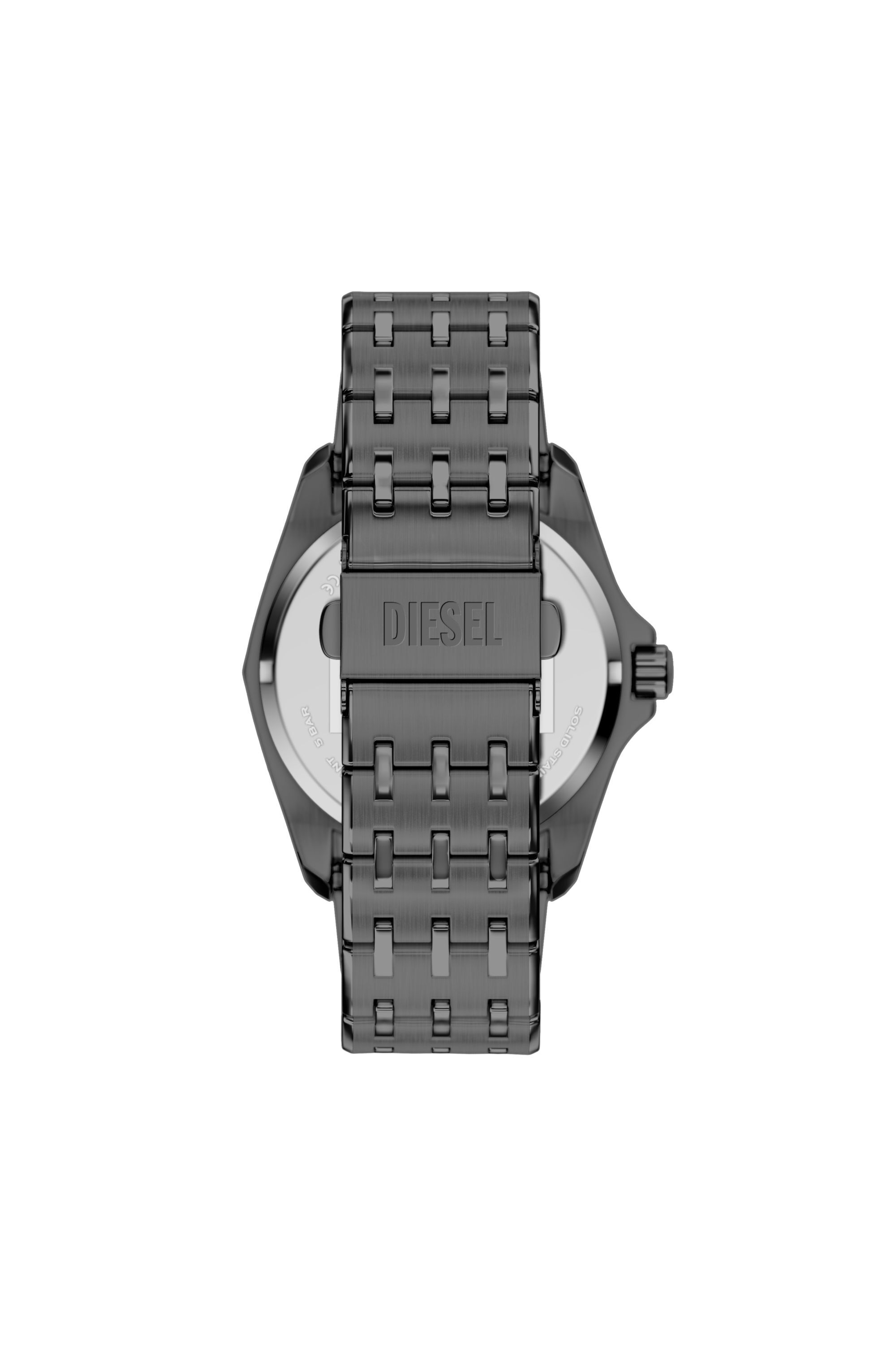 Diesel - DZ2238 WATCH, Herren Stinger gunmetal Edelstahl-Uhr in Dunkelgrau - 2