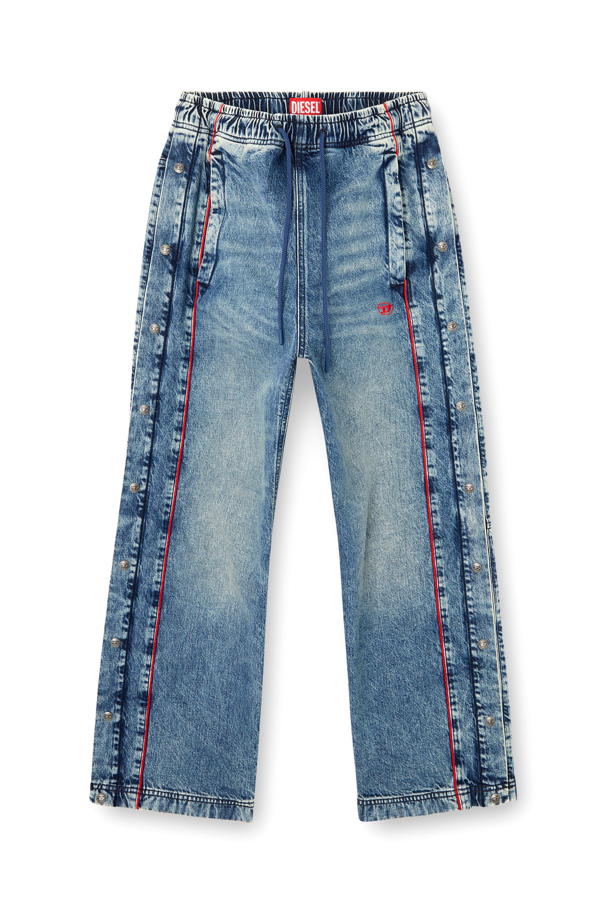 Diesel - Unisex Relaxed Jeans D-Axfor 0ABCP, Mittelblau - 2