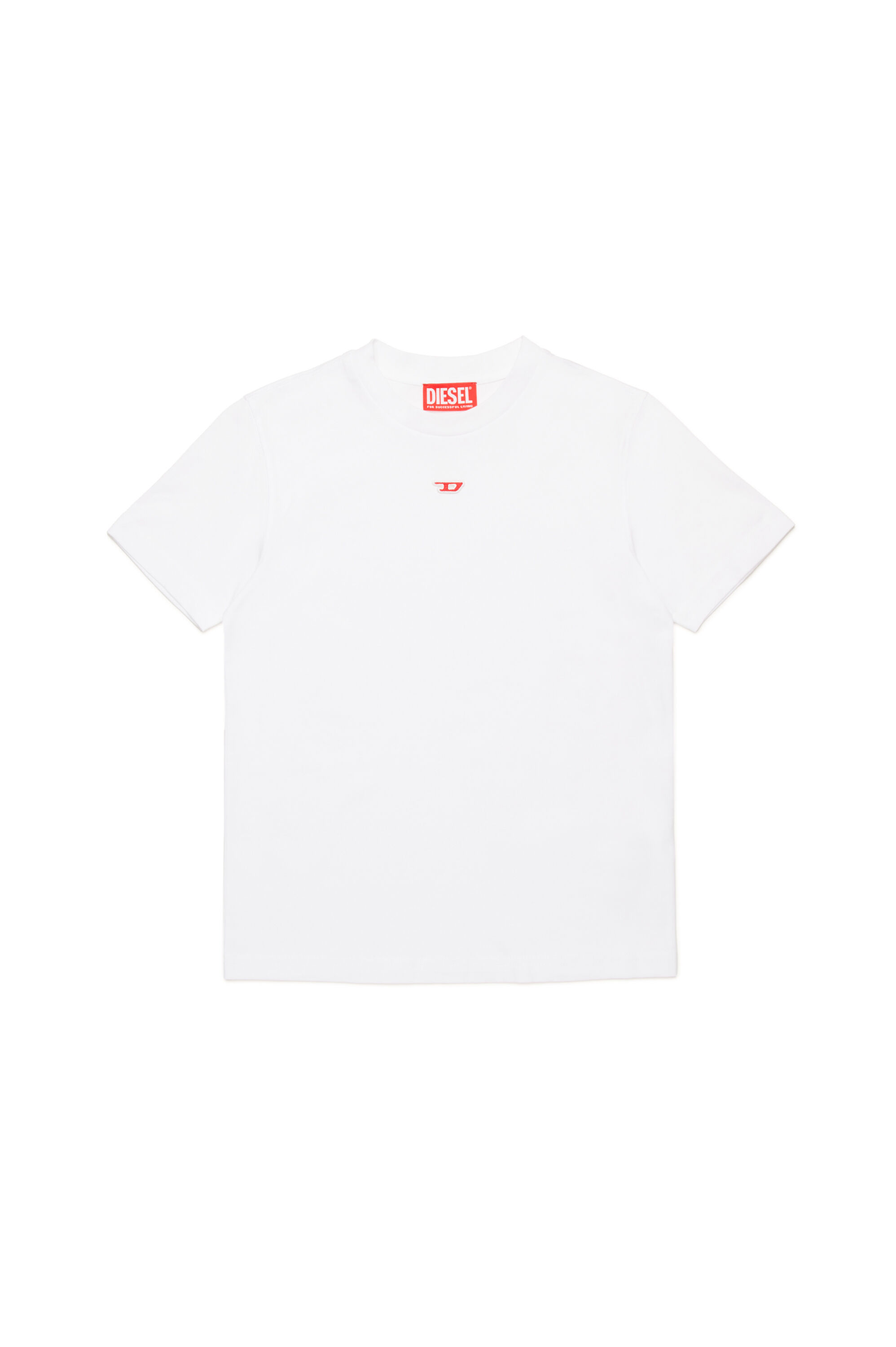 Diesel - TDIEGORD, Unisex T-Shirt mit D-Logo in Weiß - 1
