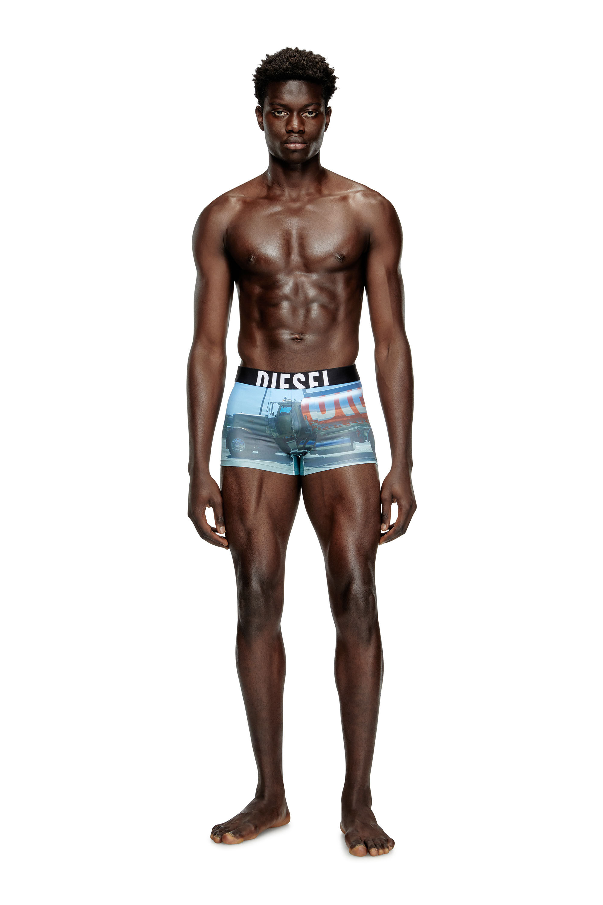 Diesel - DAMIEN-D-POP-40, Herren Retropants mit Pop-Print in Hellblau - 1