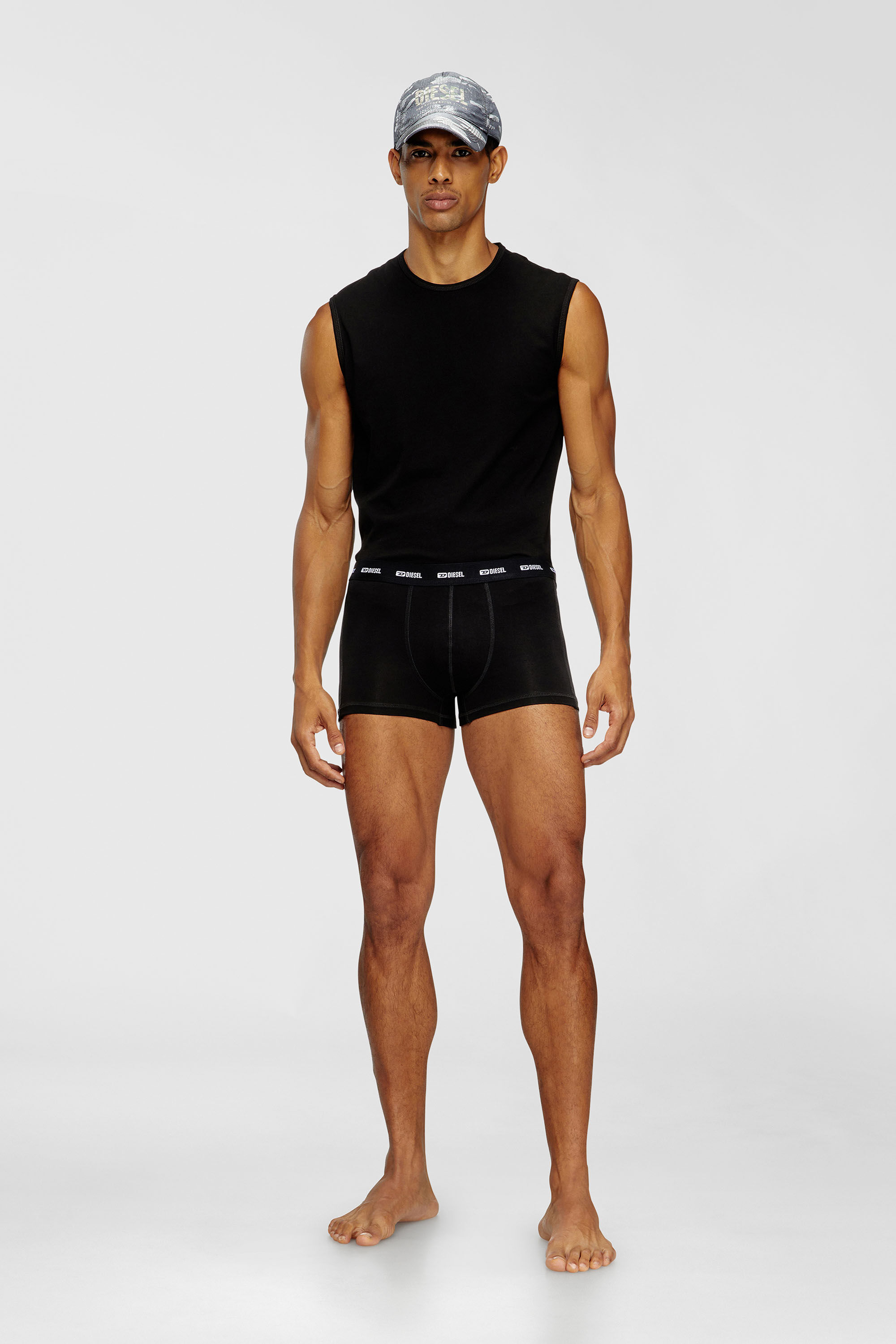 Diesel - TOM-UTLT-2PACK, Herren Tanktop im Zweierpack in Schwarz - 1