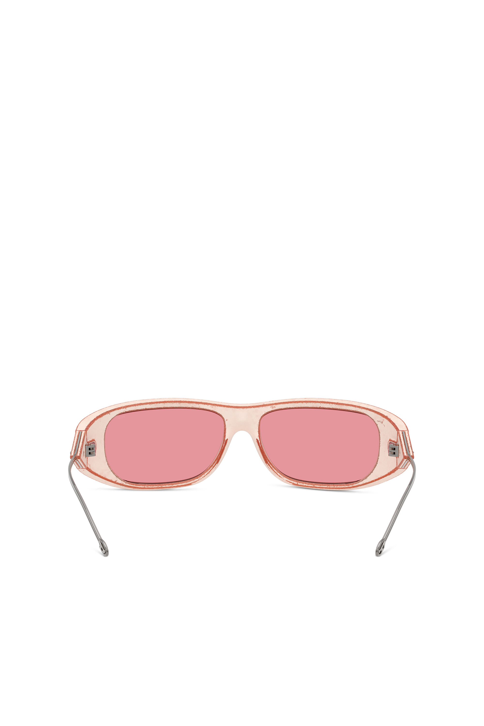 Diesel - 0DL3001, Unisex Wraparound-Stil Brille in Rosa - 3