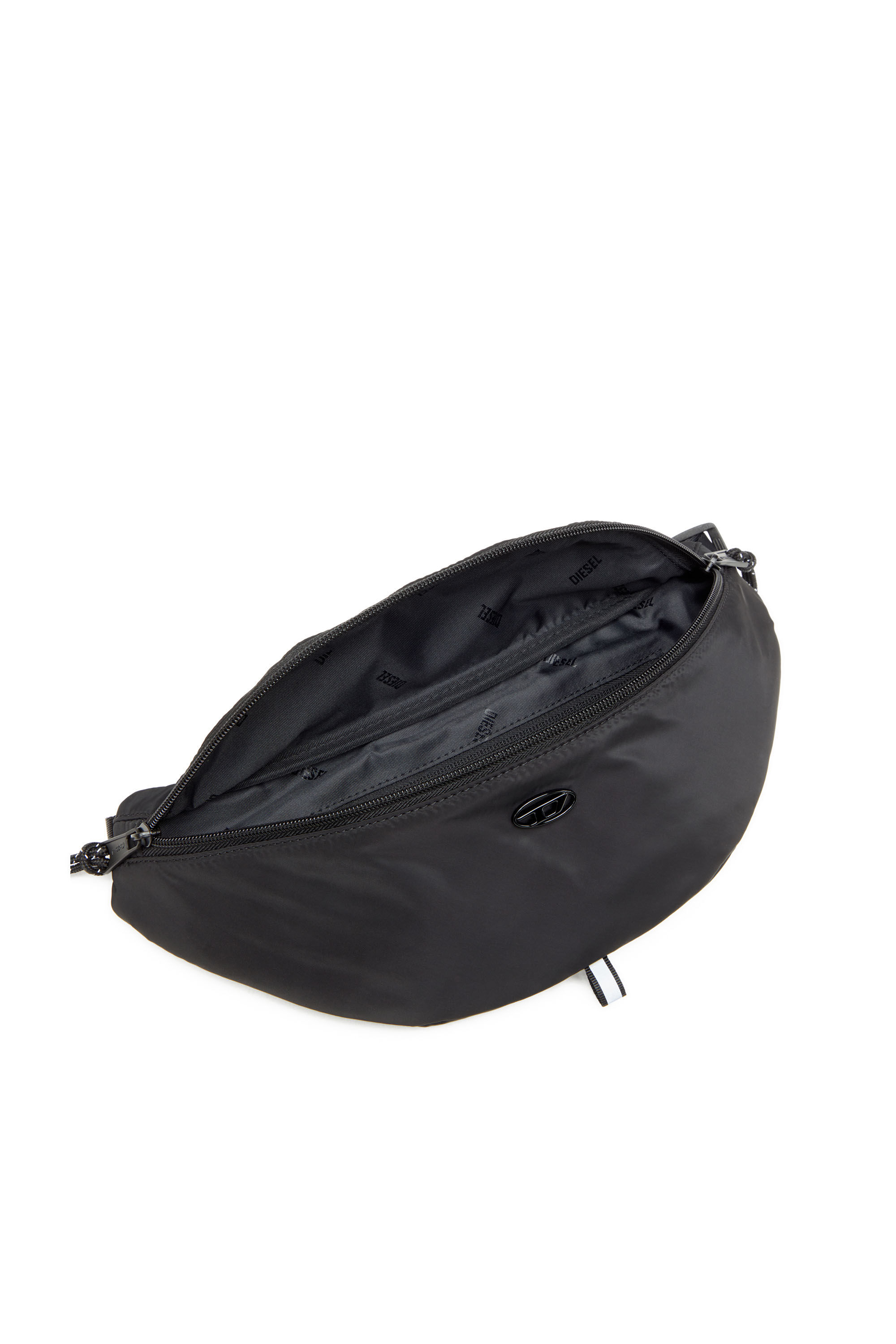 Diesel - D-PACK BELTBAG X, Herren D-Pack-Gürteltasche aus Satin-Touch-Stoff in Schwarz - 2