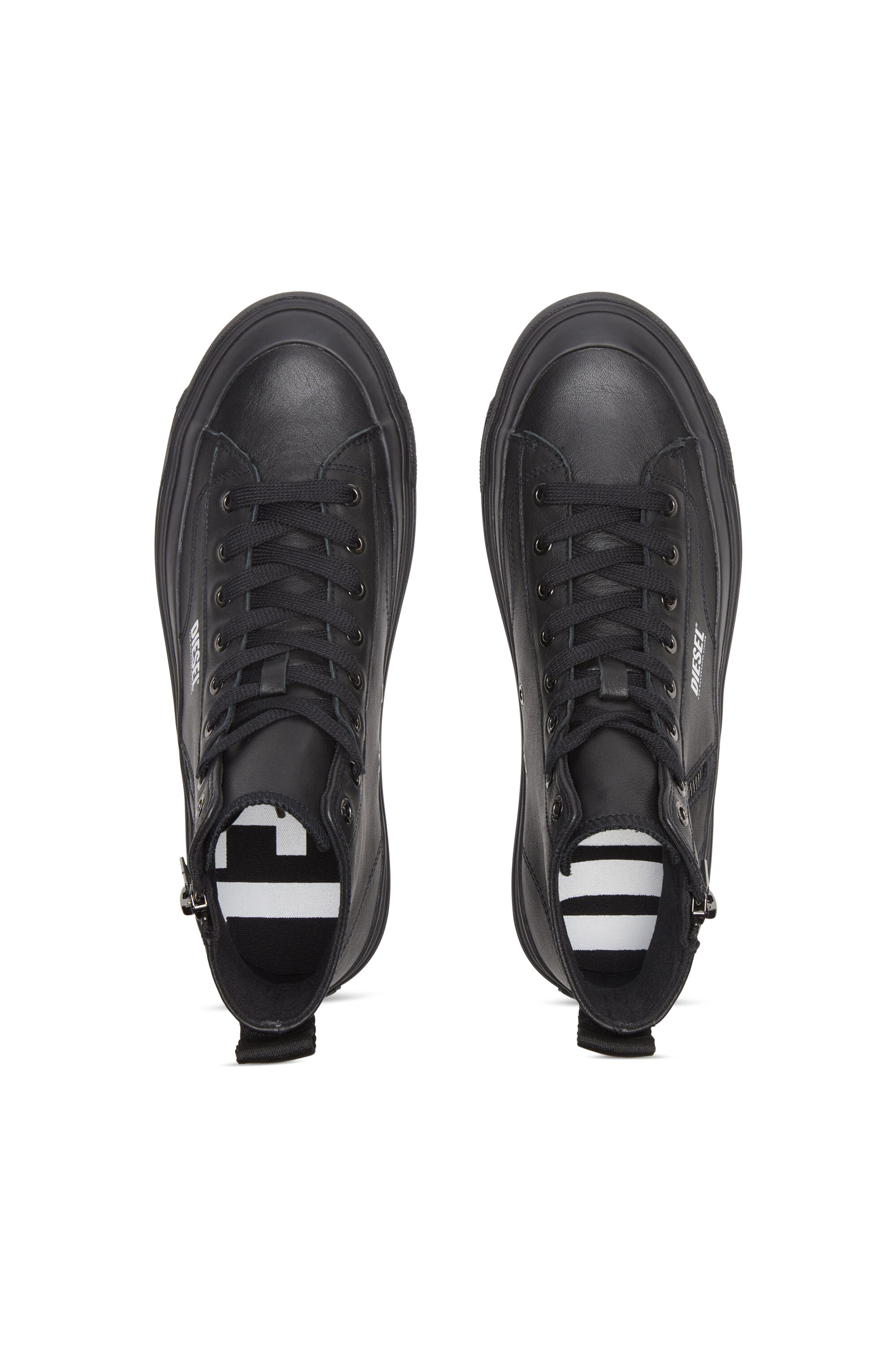 Black high top nikes online
