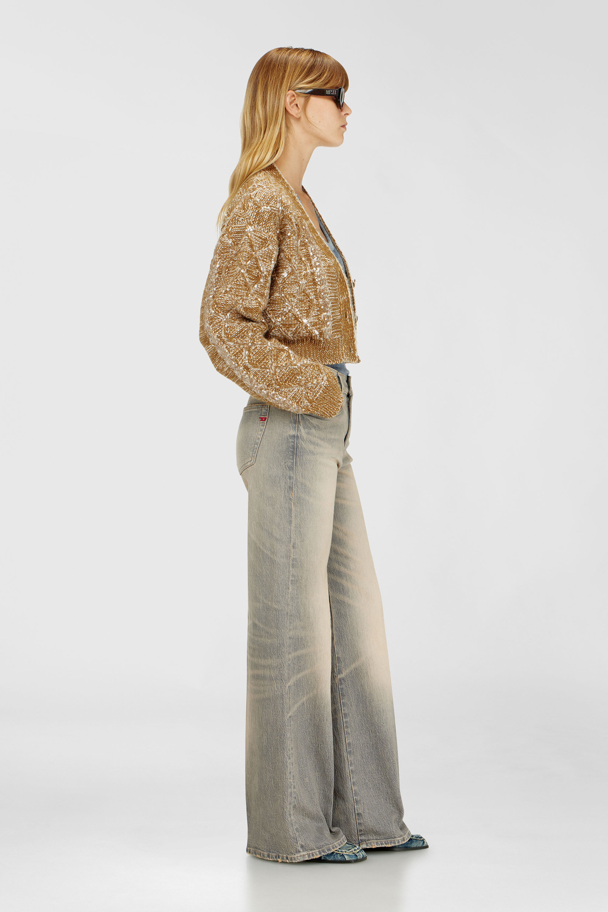 Diesel - Damen Flare Jeans 1978 D-Akemi 0LJDV, Grau - 2