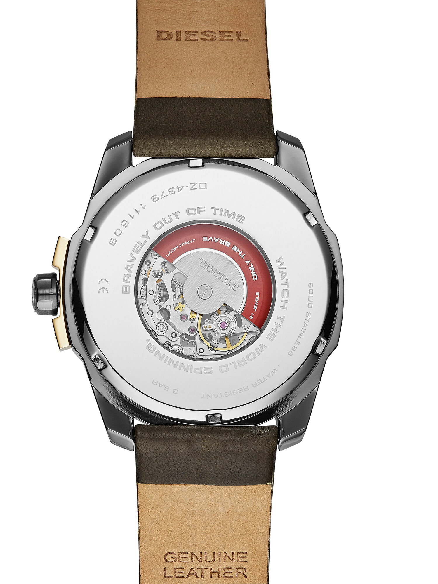 Diesel - DZ4379, Herren Quartz Analog Uhr in Armeegrün - 3