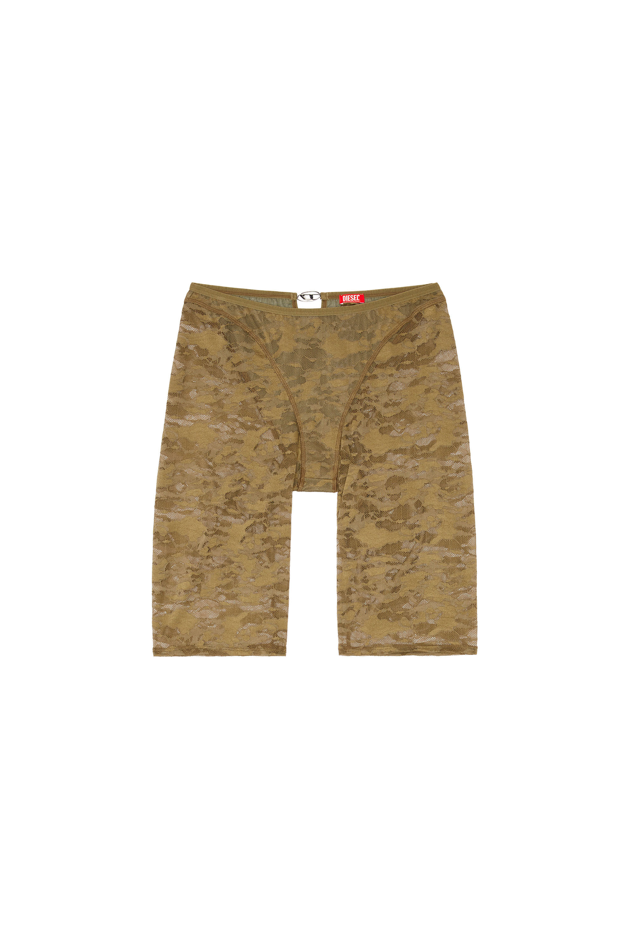 Diesel - UFLB-D-OVAL-LACE-SHORT, Armeegrün - Image 1