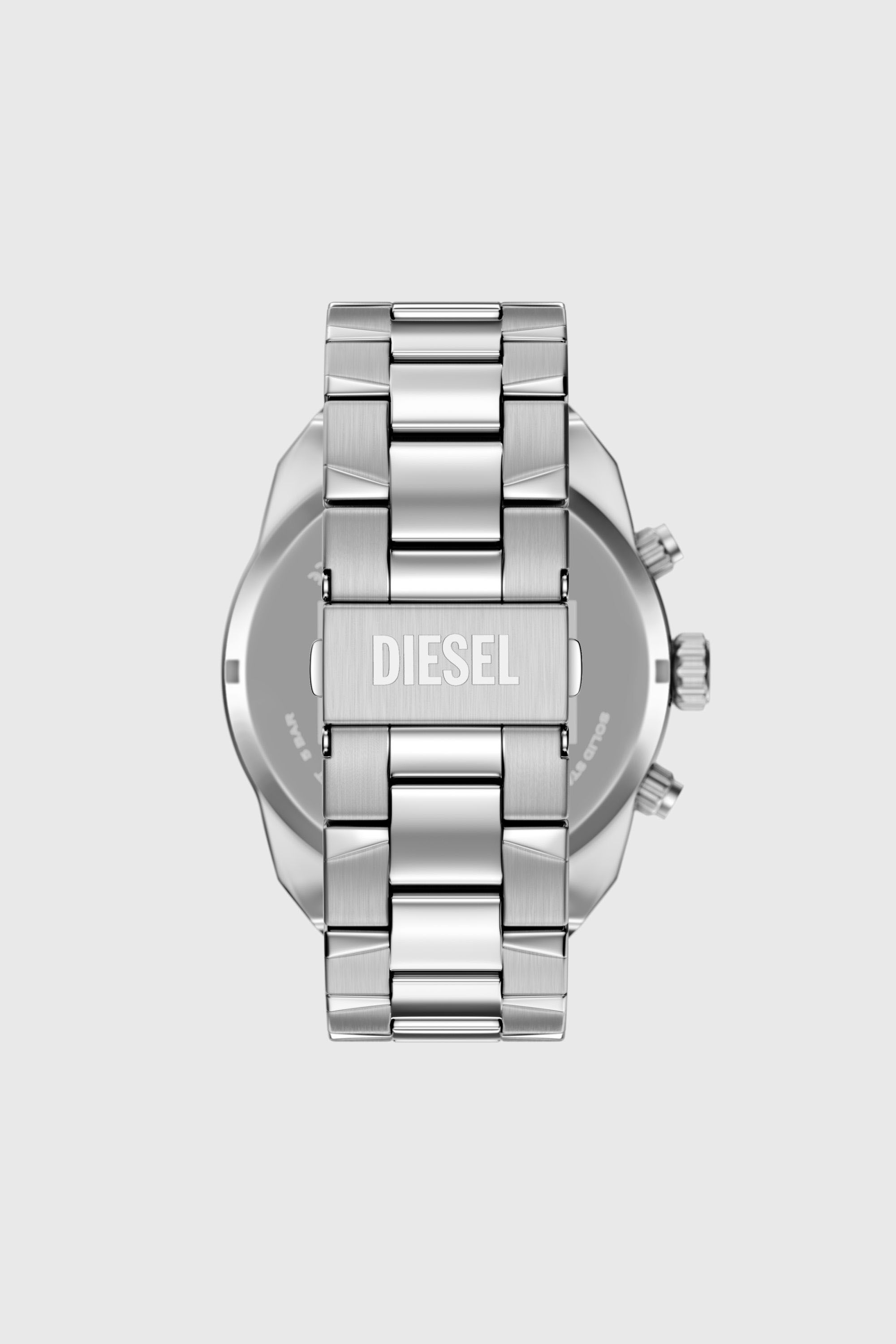 Diesel - DZ4709 WATCH, Herren Spiked Edelstahluhr mit Nieten in Silber - 2