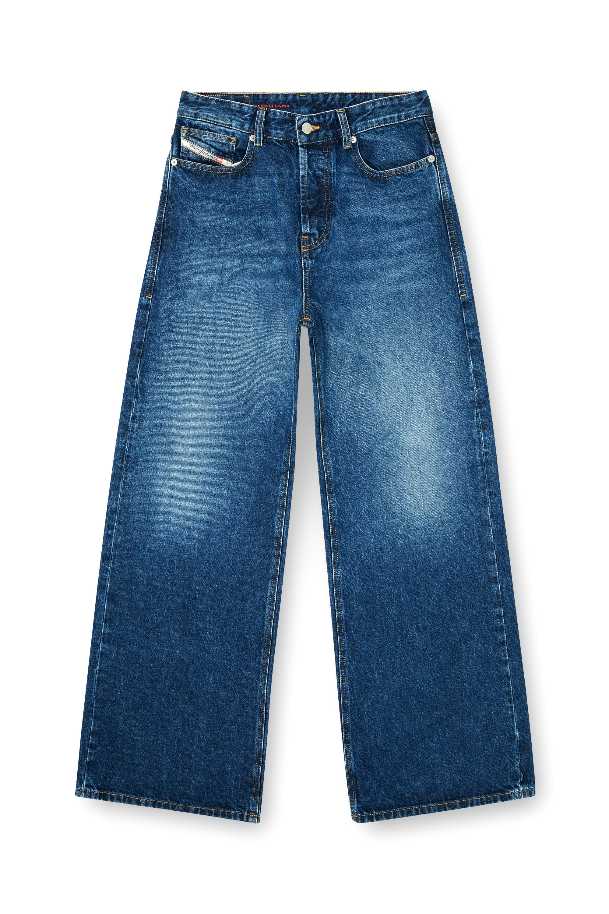 Diesel - Unisex Relaxed Jeans 1996 D-Sire 09I27, Dunkelblau - 8
